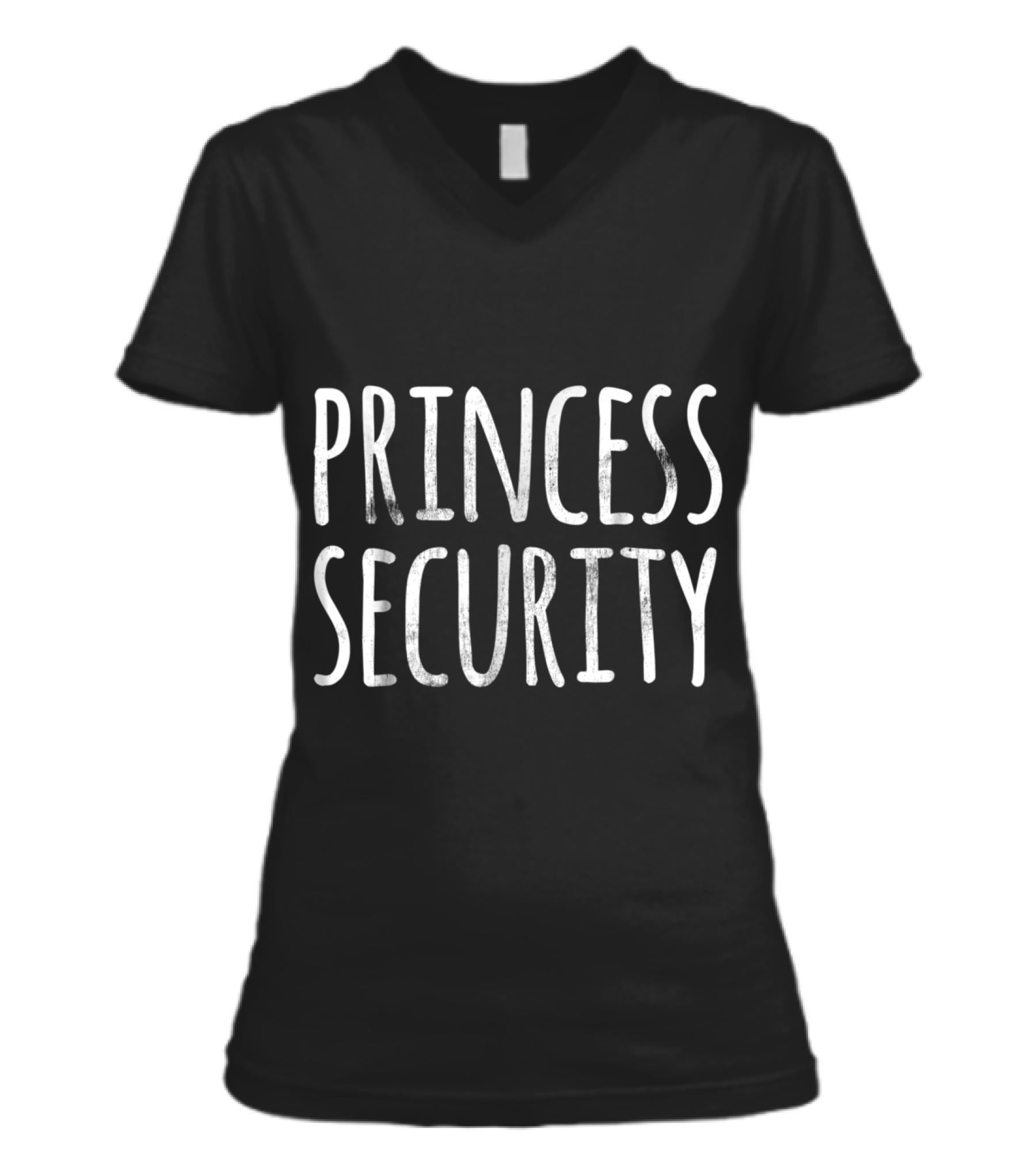 HALLOWEEN COSTUME FUNNY PRINCESS SECU V-Neck Womens T-Shirt HALLOWEEN COSTUME FUNNY PRINCESS SECU V-Neck Womens T-Shirt