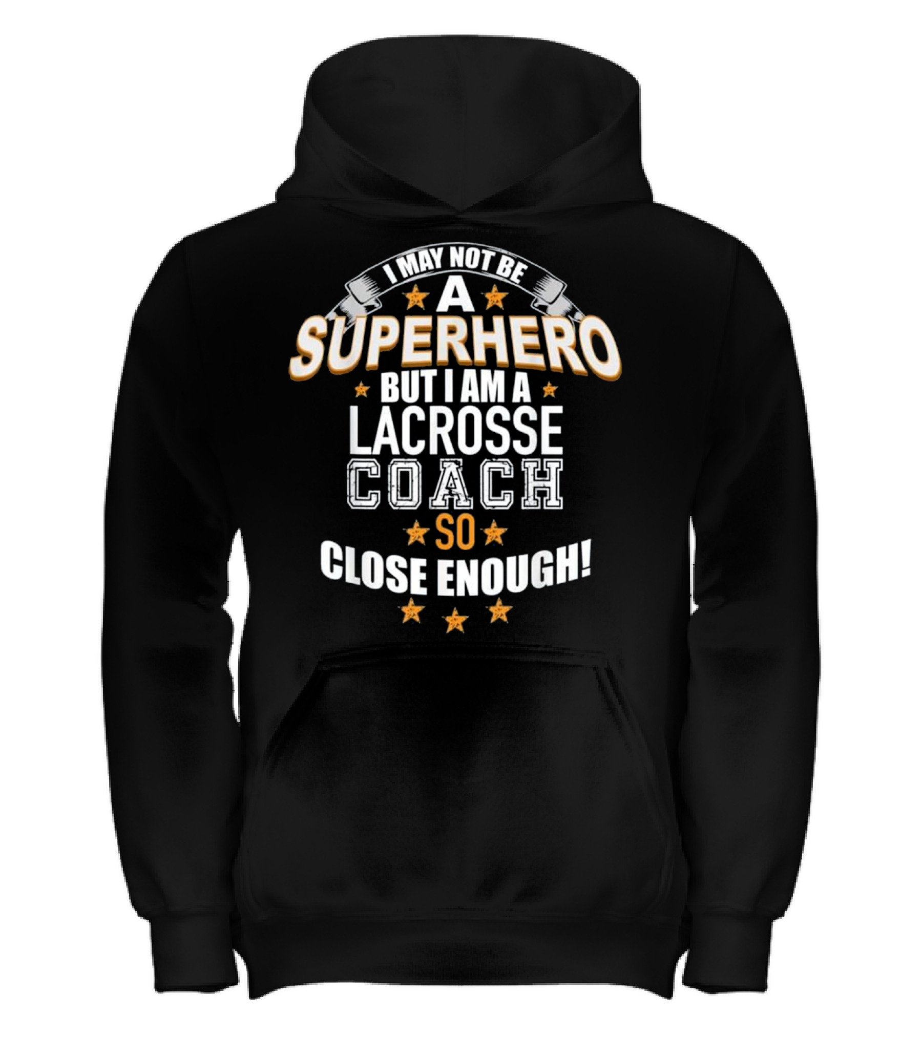Lacrosse Coach Superhero Gift Shi Kids Hoodie