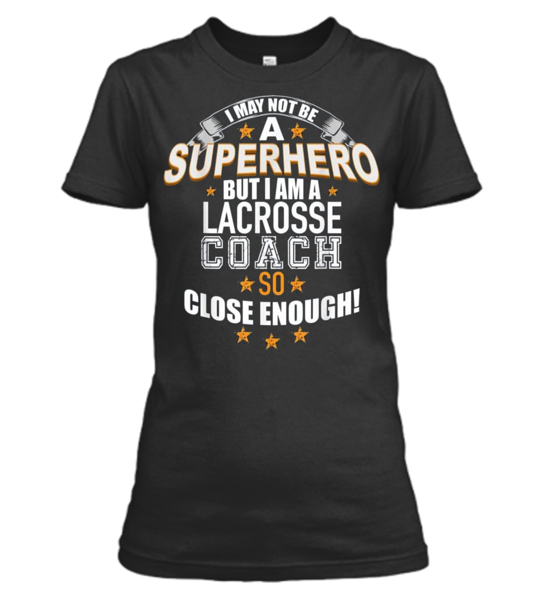 Lacrosse Coach Superhero Gift Shi Womens T-Shirt