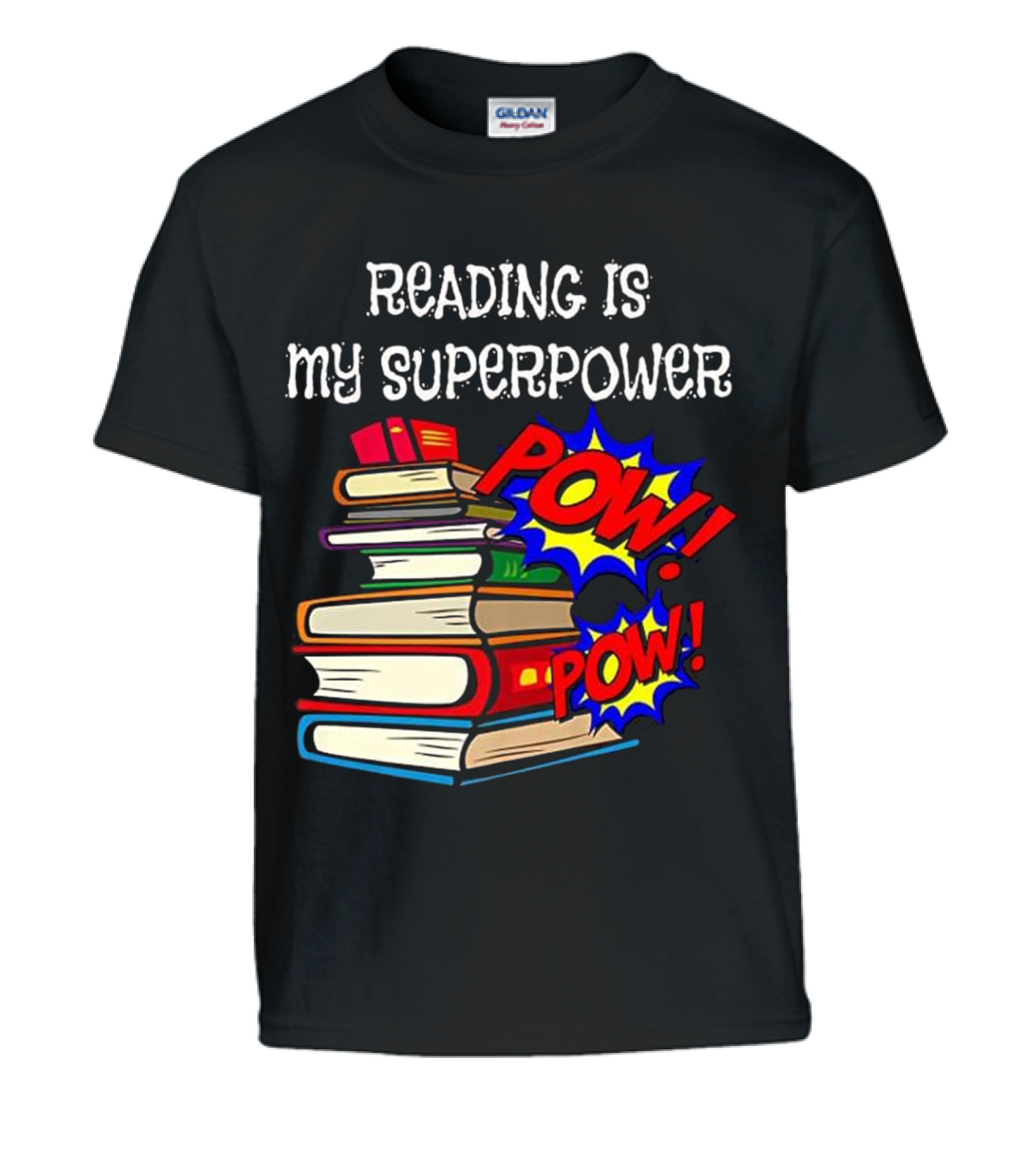 Reading Is My Super Power Superhe Kids T-Shirt