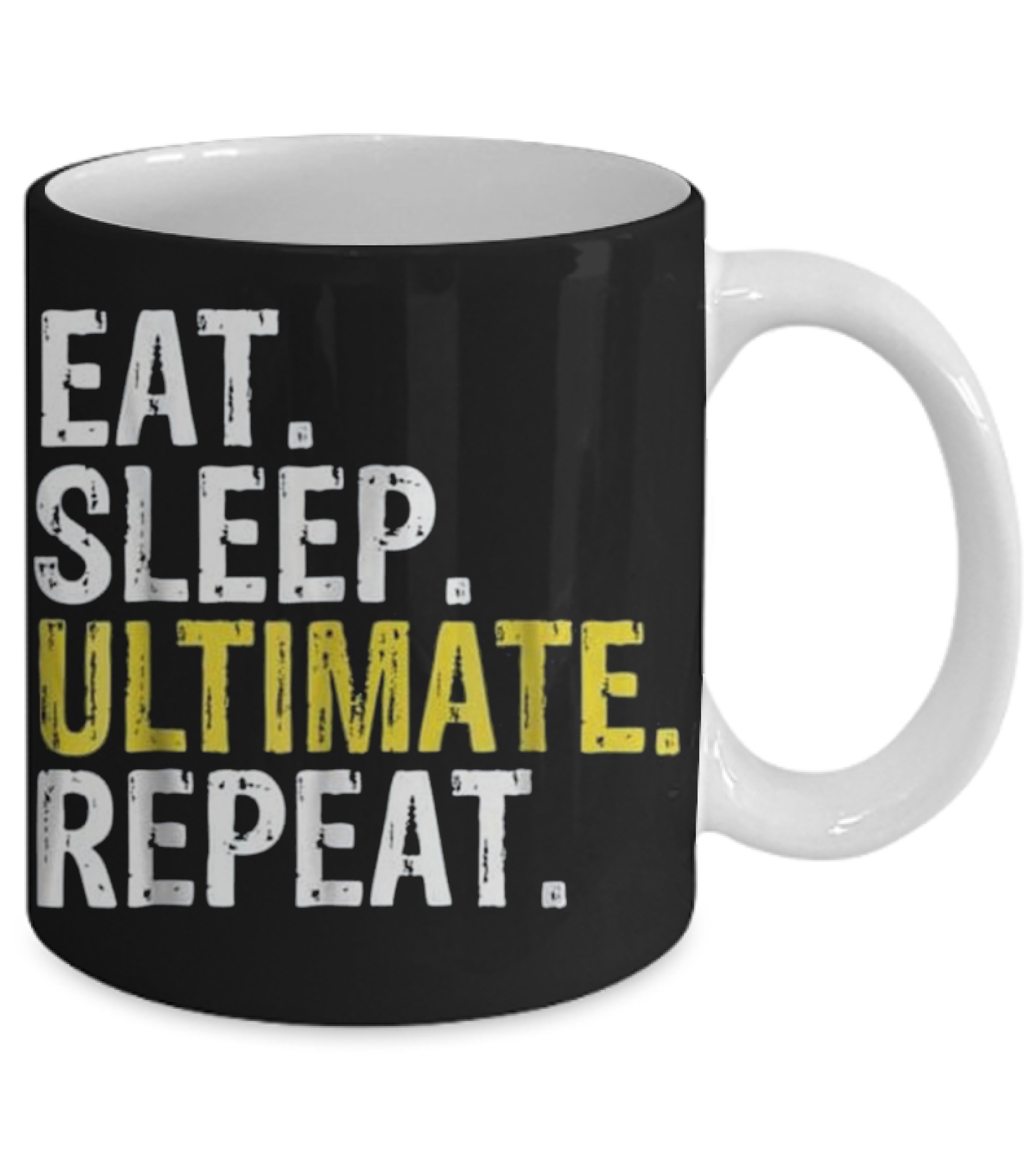 Eat Sleep Ultimate Frisbee Repea Mug