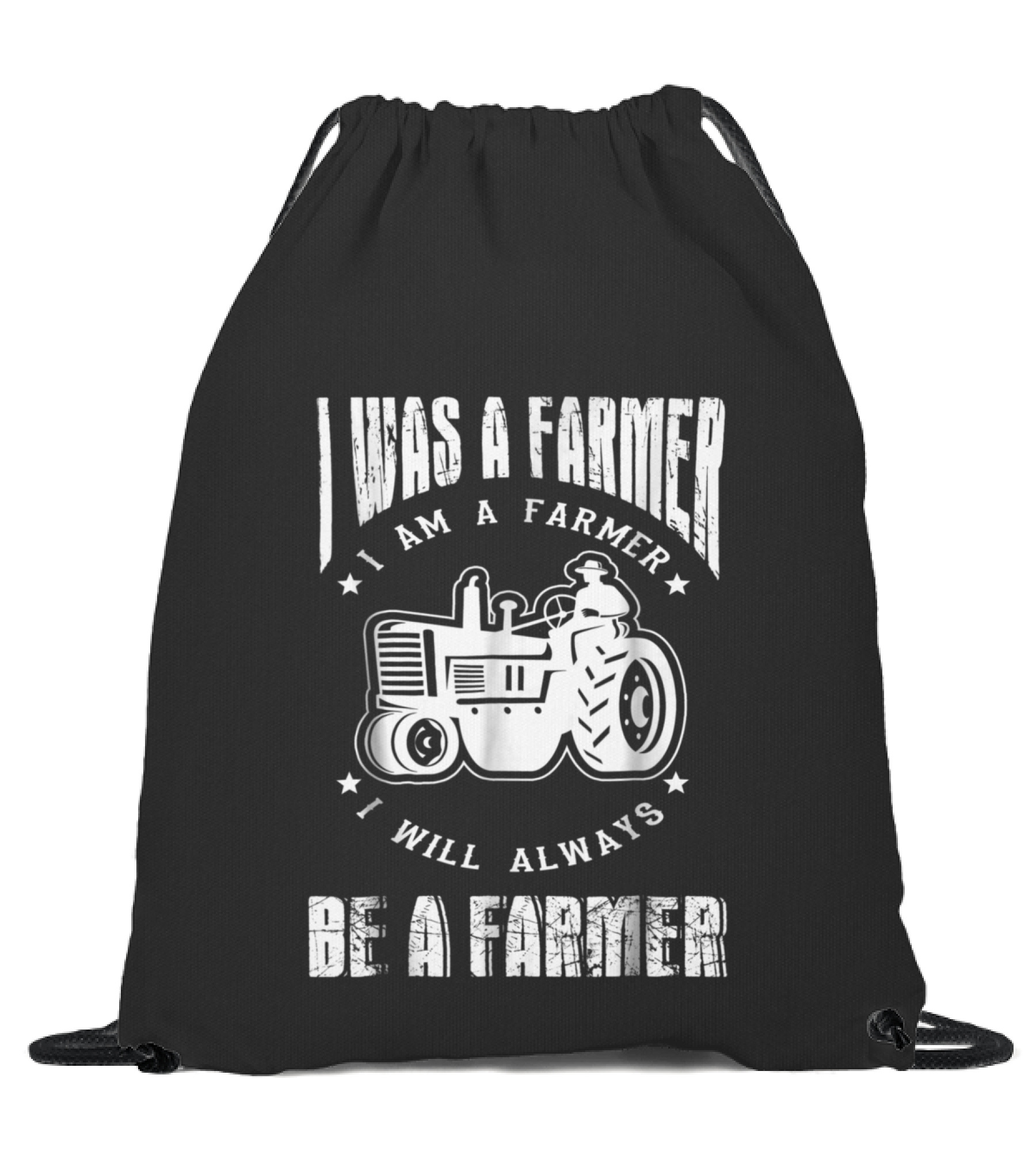 I Was A Farmer I Am A Far...Drawstring Bag 