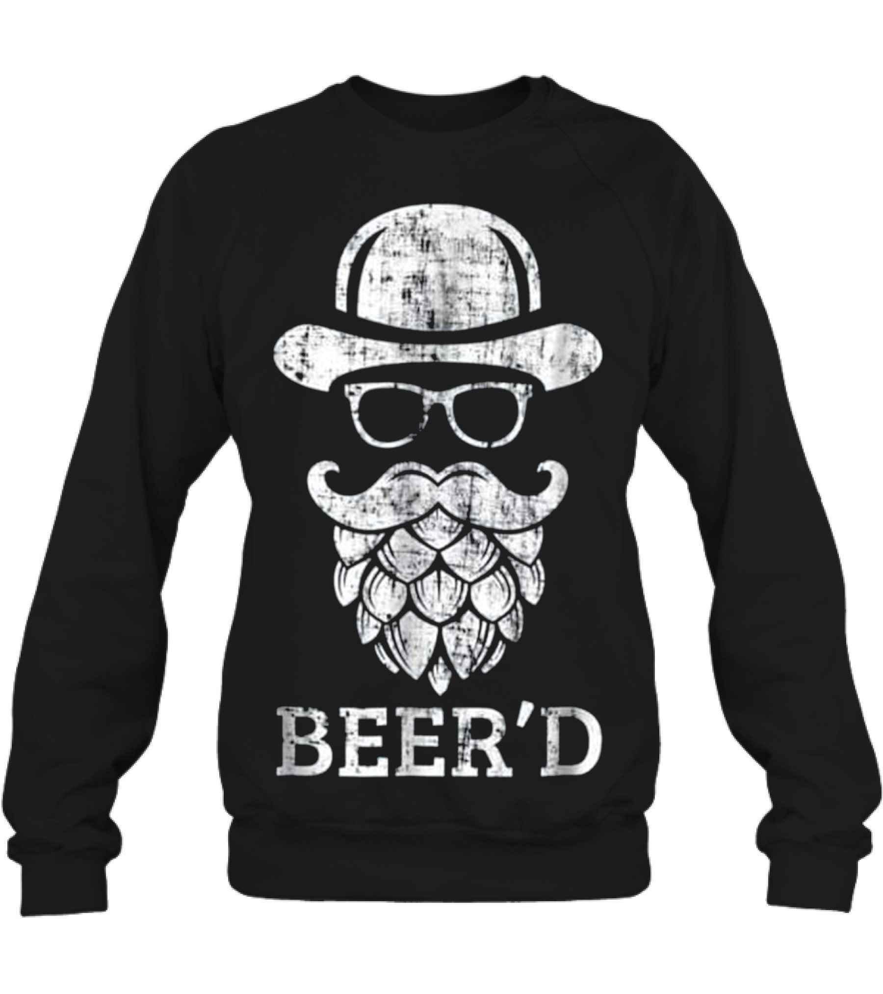 Beerd Funny Beard Hop He Crewneck Sweatshirt