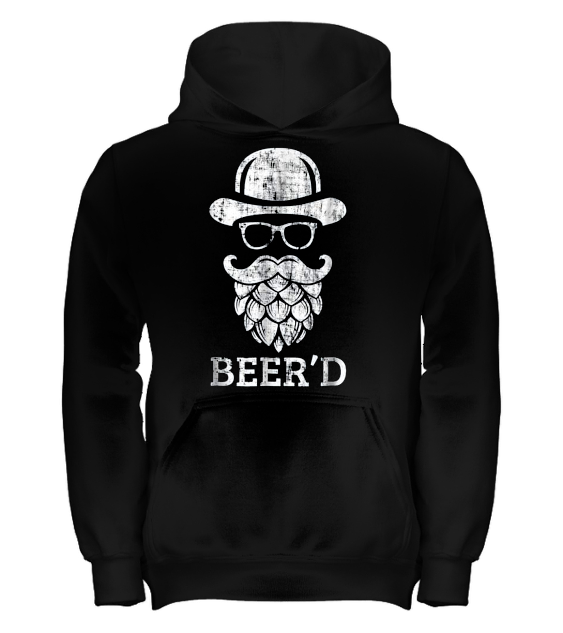 Beerd Funny Beard Hop He Kids Hoodie