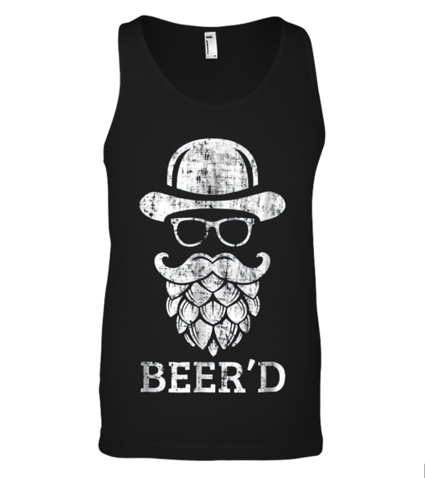 Beerd Funny Beard Hop He Tank Top