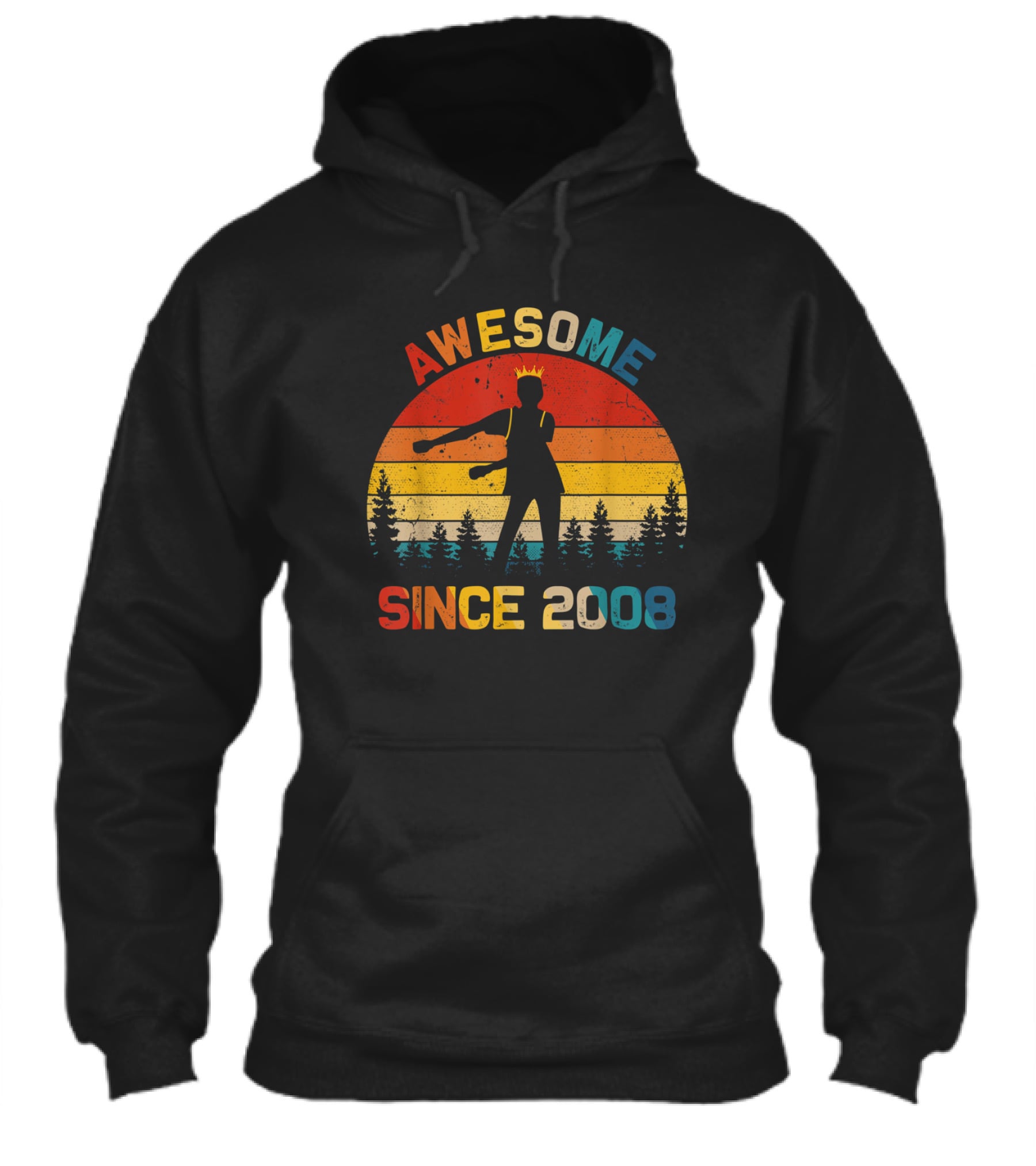 11th Birthday Gift Awesome Since 2008 Fl Hoodie 11th Birthday Gift Awesome Since 2008 Fl Hoodie