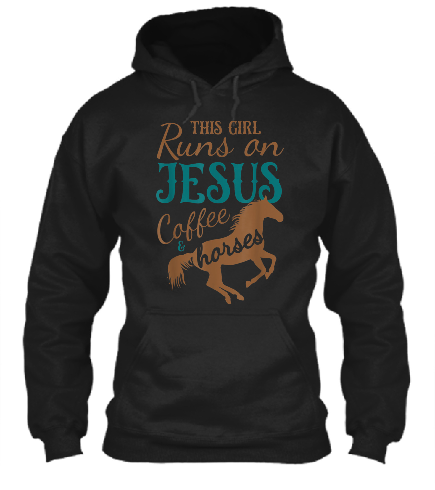 This Girl Runs on Jesus Coffee & Hoodie