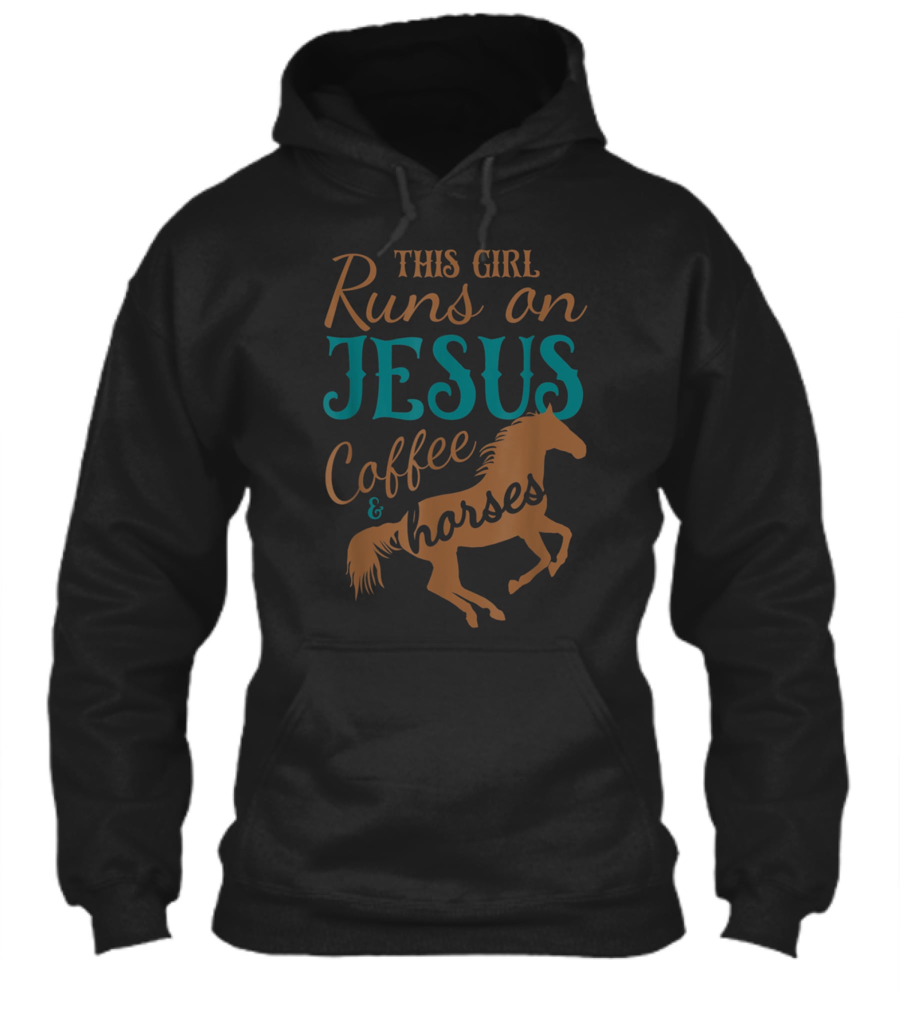 This Girl Runs on Jesus Coffee & Hoodie This Girl Runs on Jesus Coffee & Hoodie