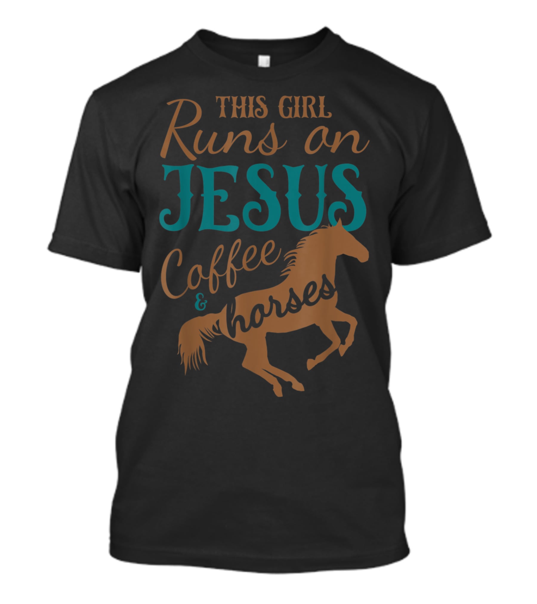 This Girl Runs on Jesus Coffee & T-Shirt This Girl Runs on Jesus Coffee & T-Shirt
