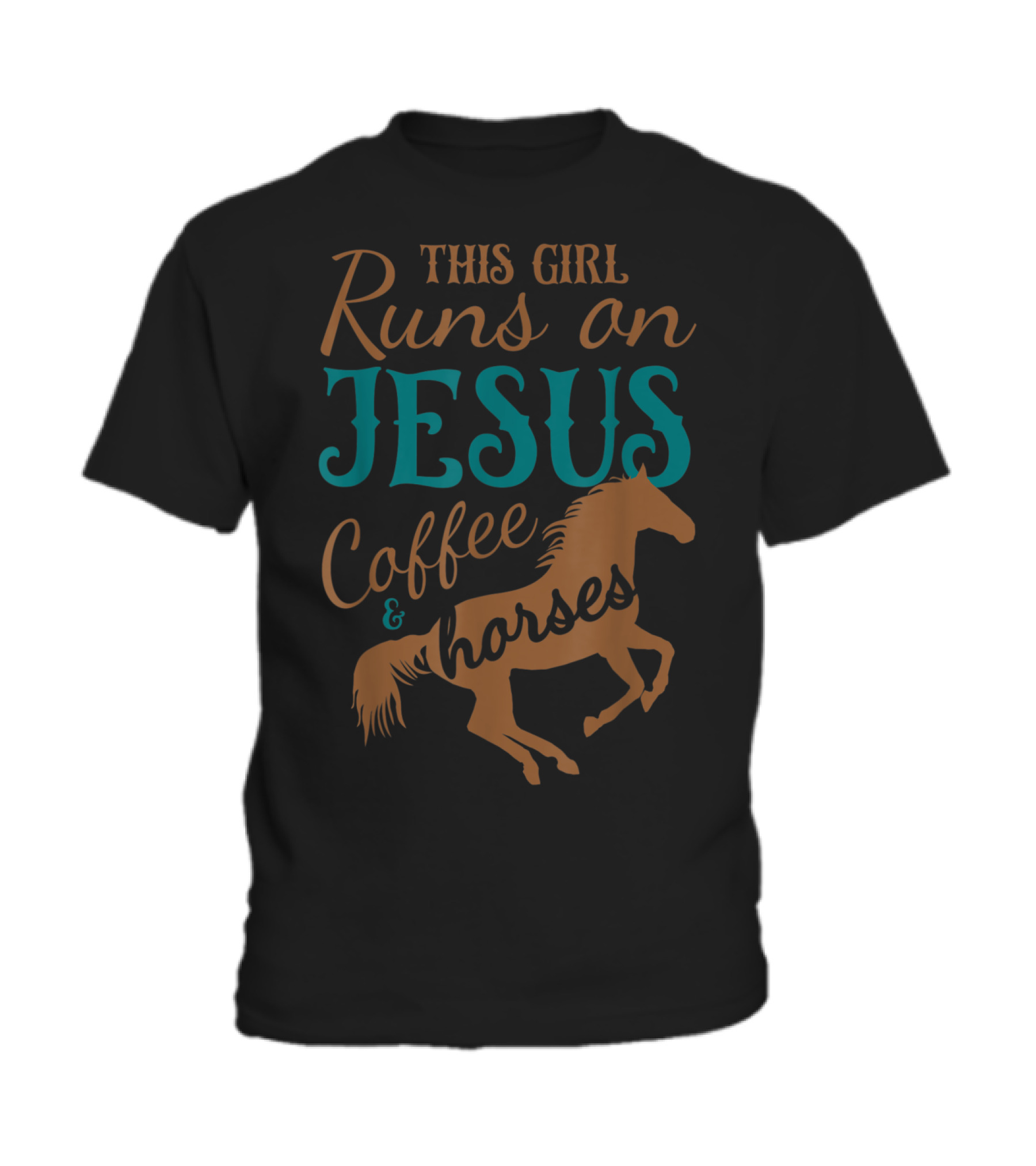 This Girl Runs on Jesus Coffee & Toddler T-Shirt