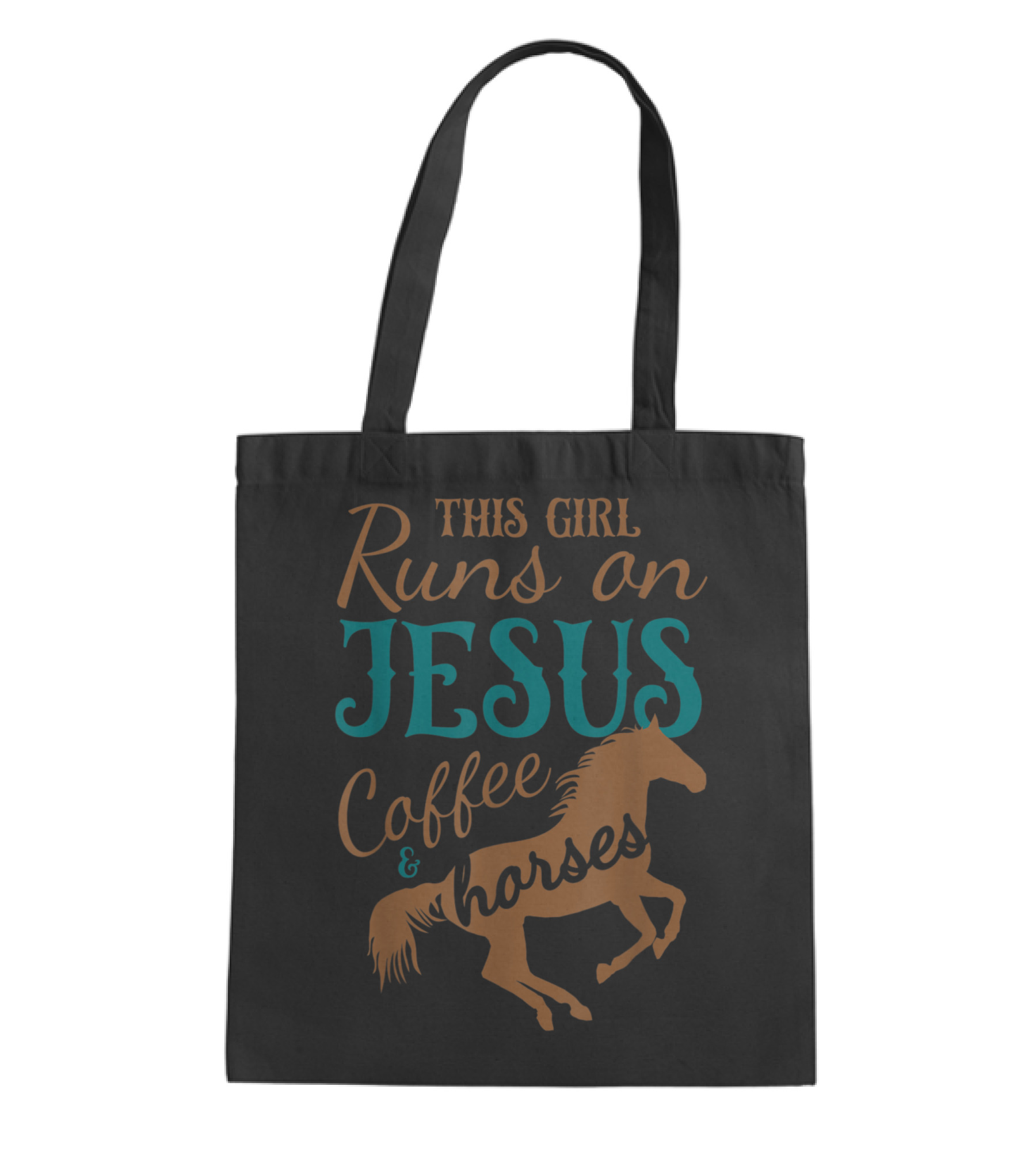 This Girl Runs on Jesus Coffee & Tote Bag