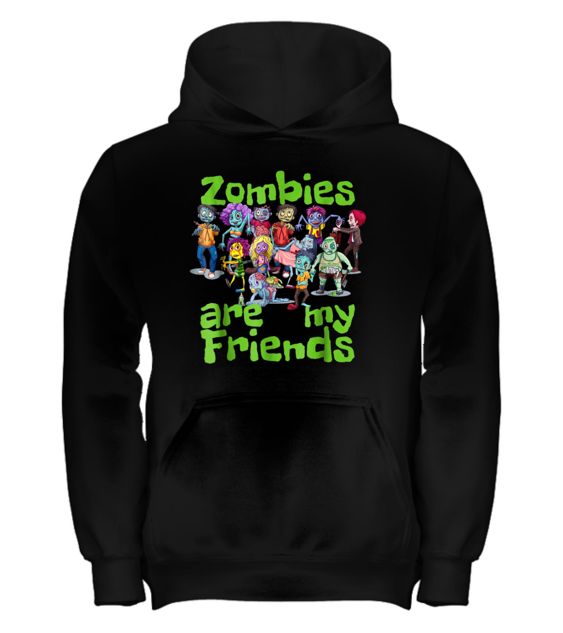 Original Zombies Are My Friends Ha Kids Hoodie Original Zombies Are My Friends Ha Kids Hoodie