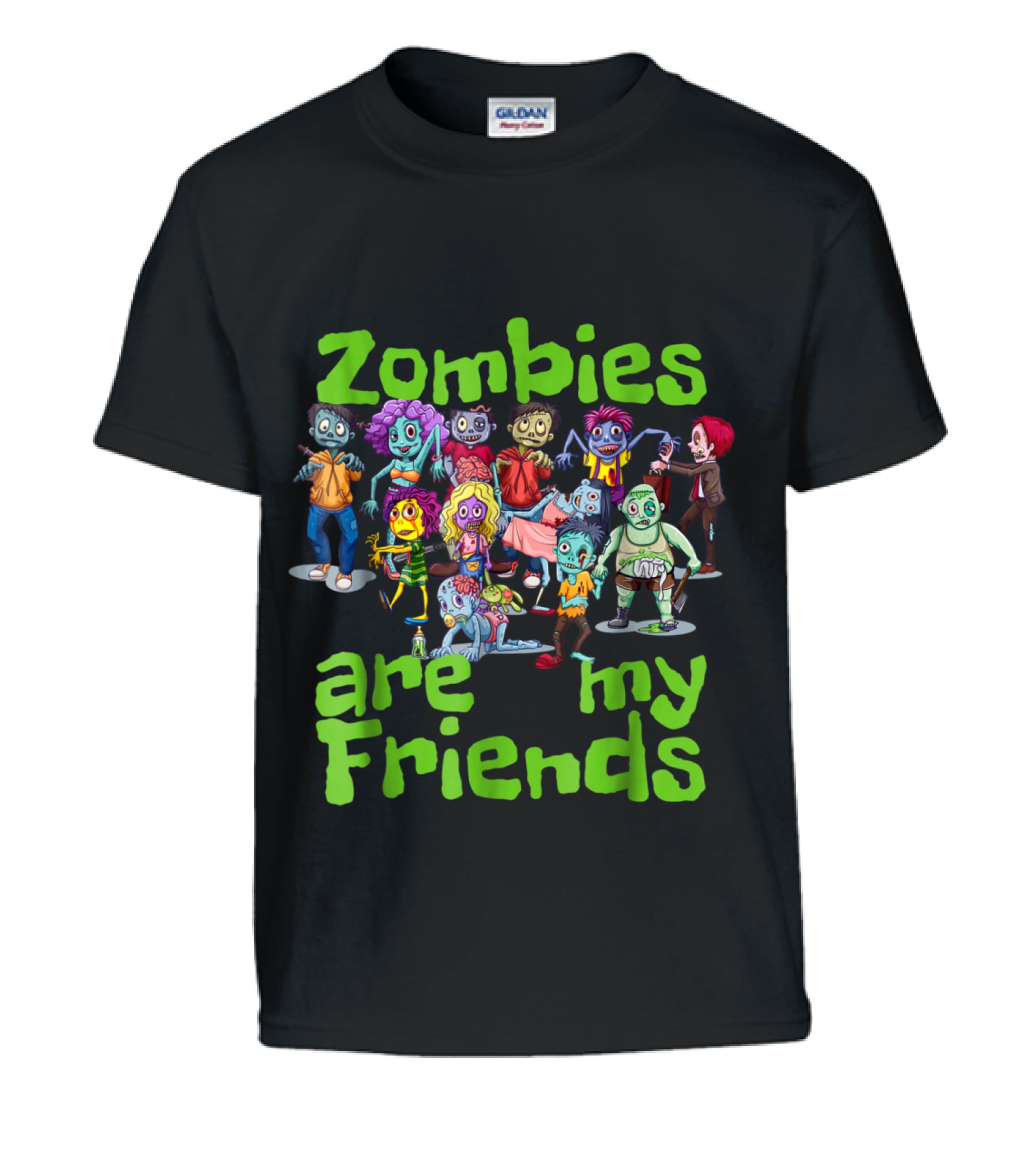 Original Zombies Are My Friends Ha Kids T-Shirt Original Zombies Are My Friends Ha Kids T-Shirt