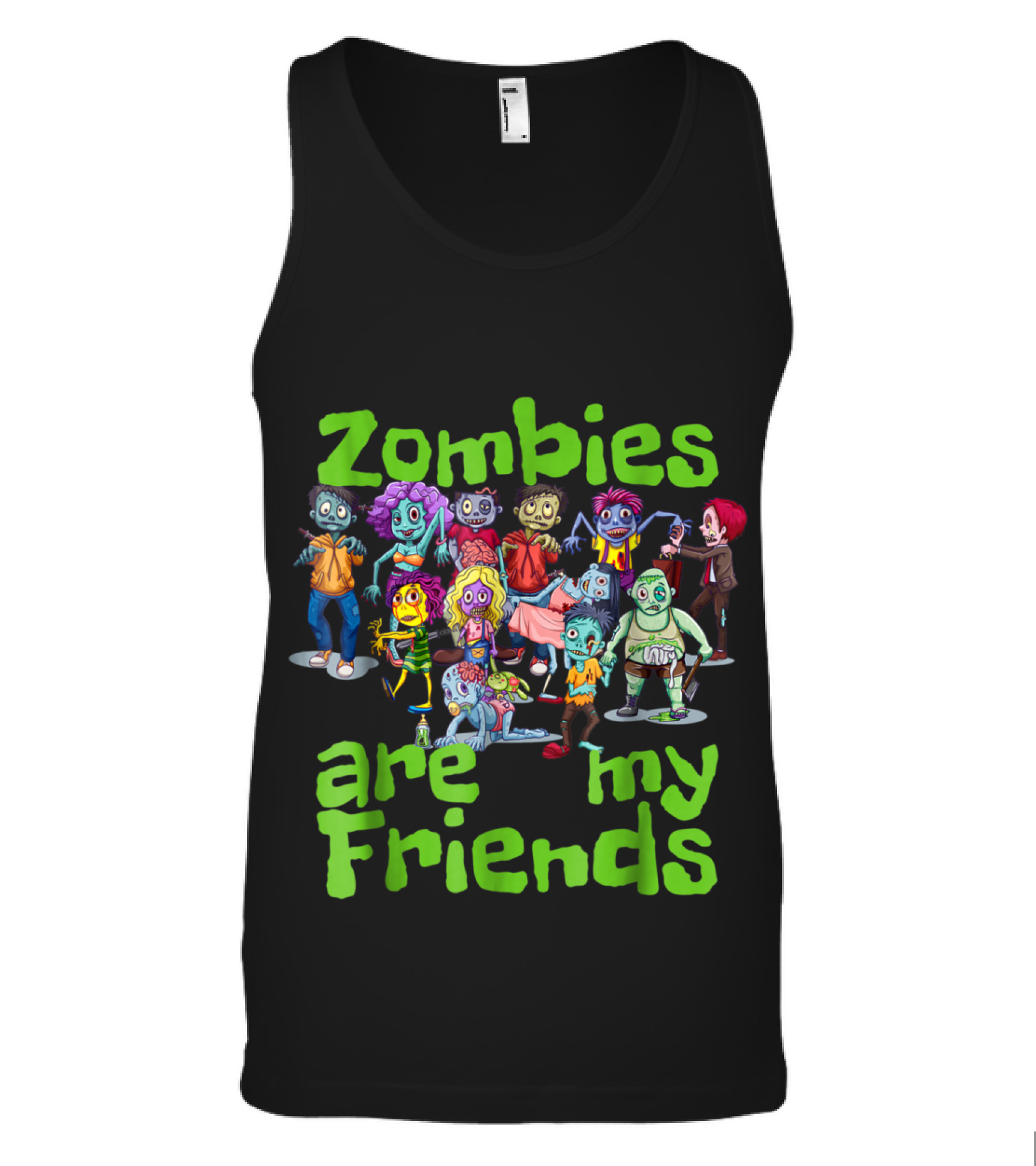 Original Zombies Are My Friends Ha Tank Top