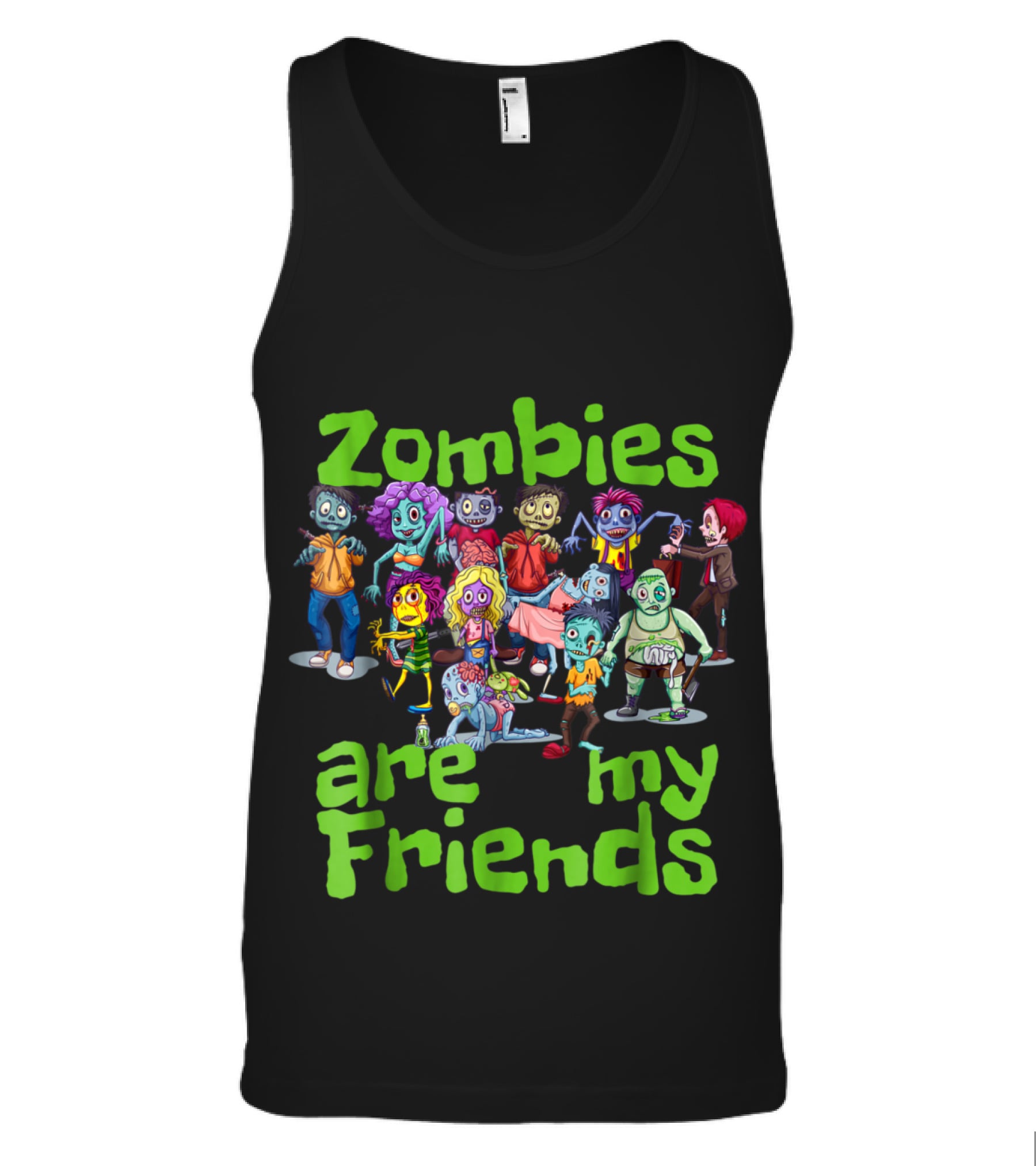 Original Zombies Are My Friends Ha Tank Top Original Zombies Are My Friends Ha Tank Top