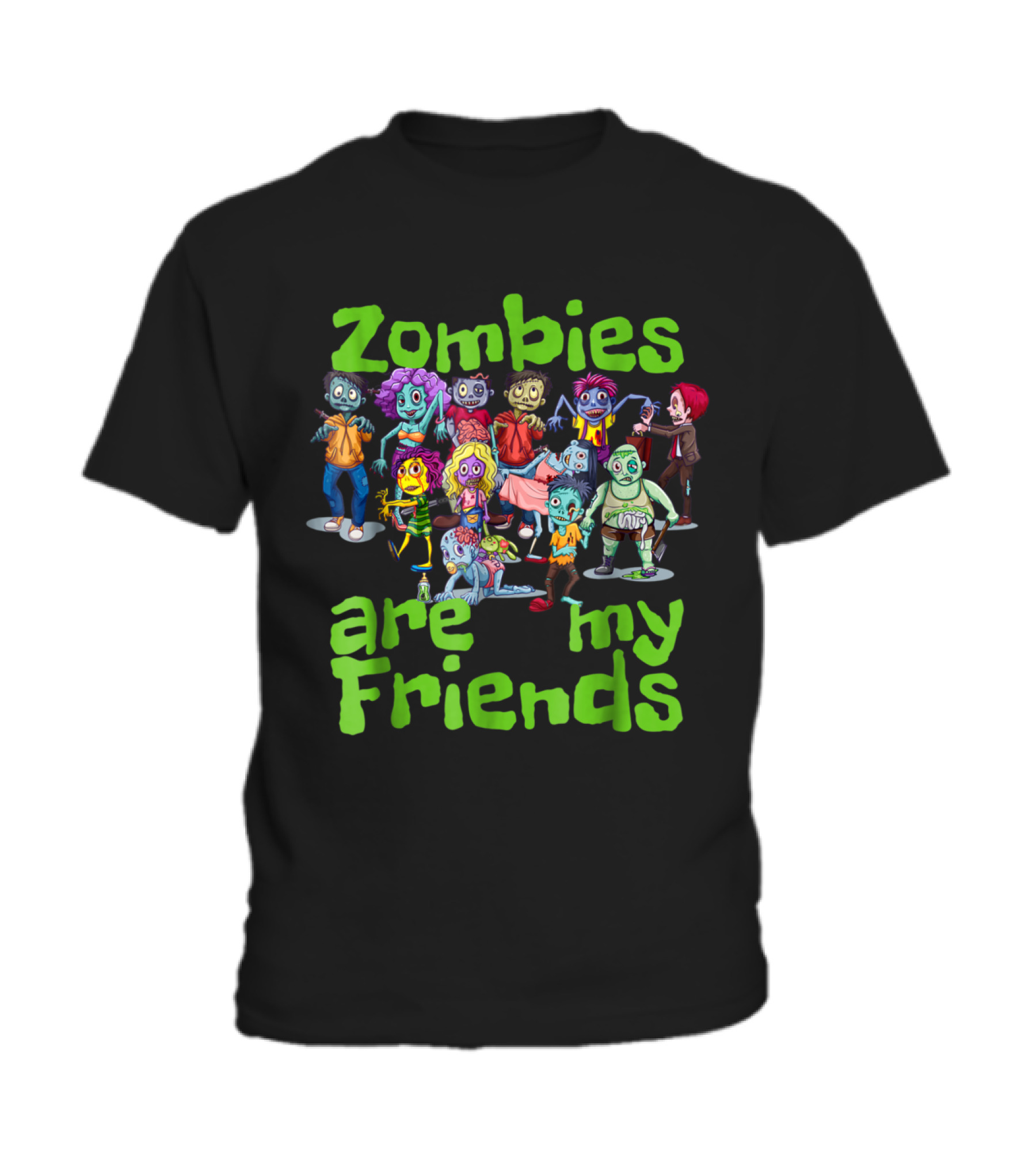 Original Zombies Are My Friends Ha Toddler T-Shirt