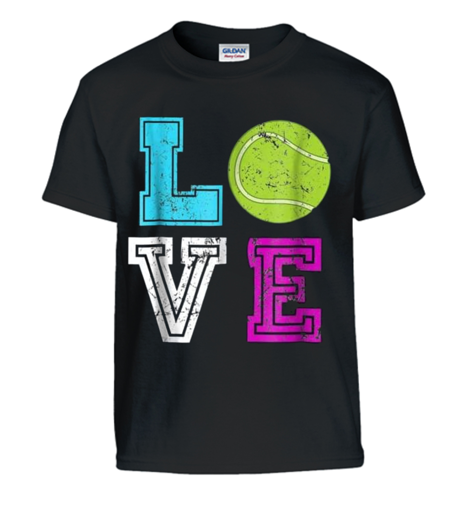 Vintage Retro Tennis Lover Gift Men Wome Kids T-Shirt