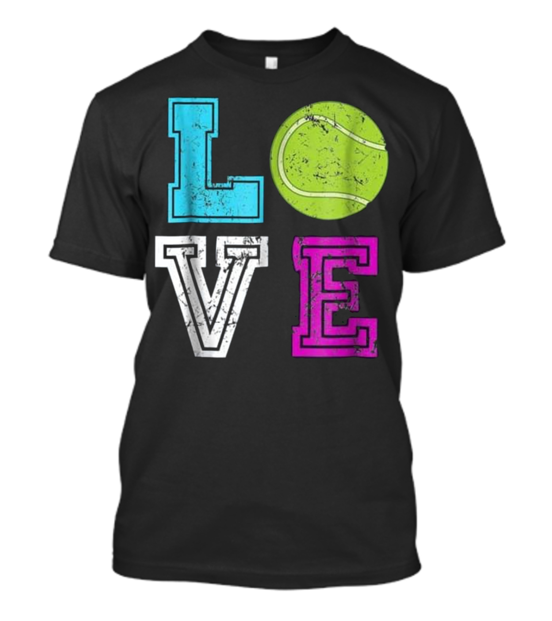 Vintage Retro Tennis Lover Gift Men Wome T-Shirt