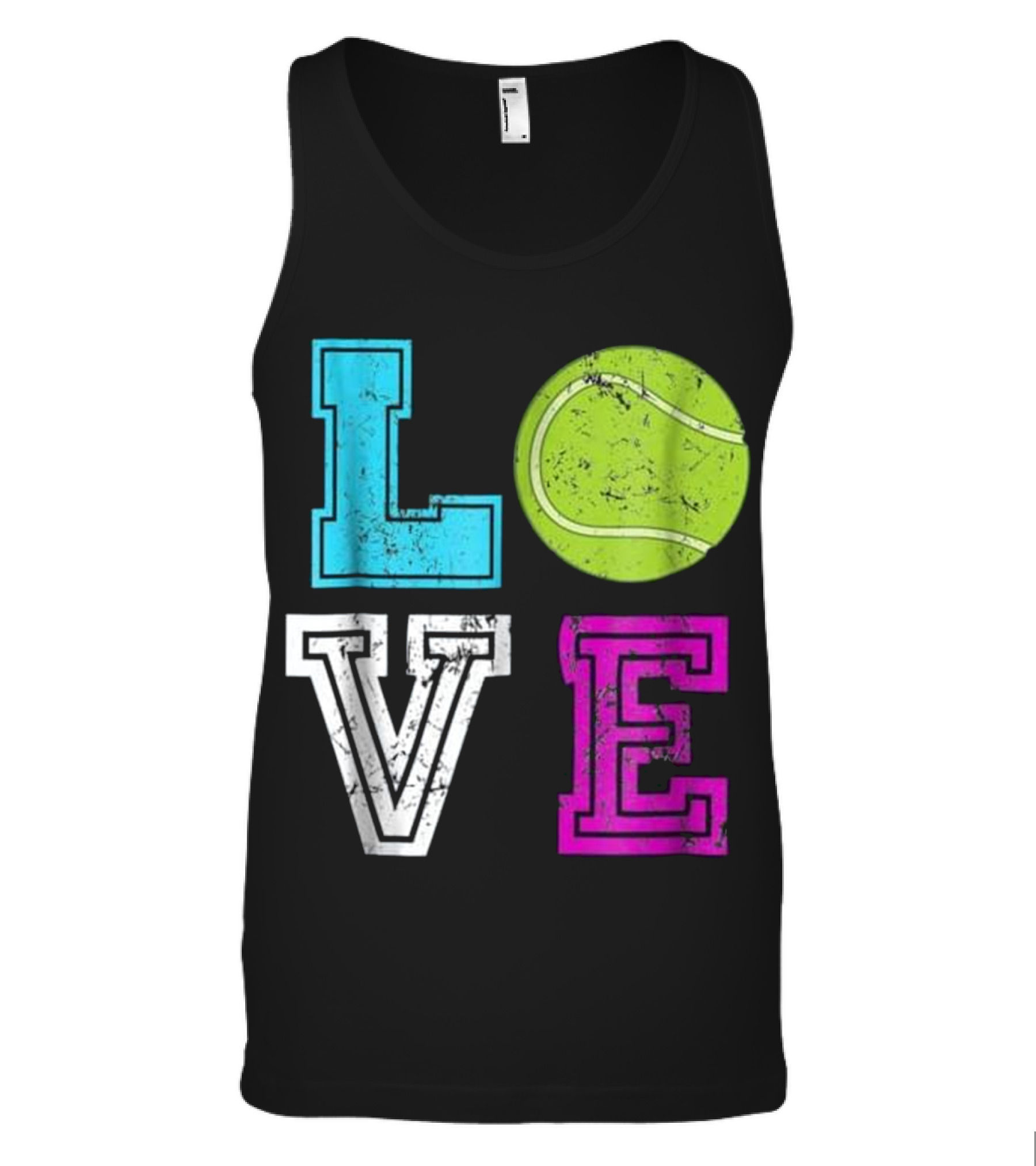 Vintage Retro Tennis Lover Gift Men Wome Tank Top