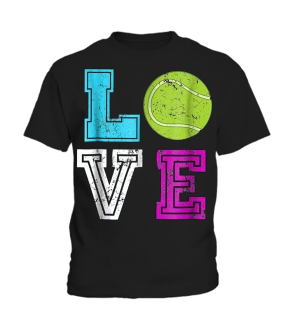 Vintage Retro Tennis Lover Gift Men Wome Toddler T-Shirt