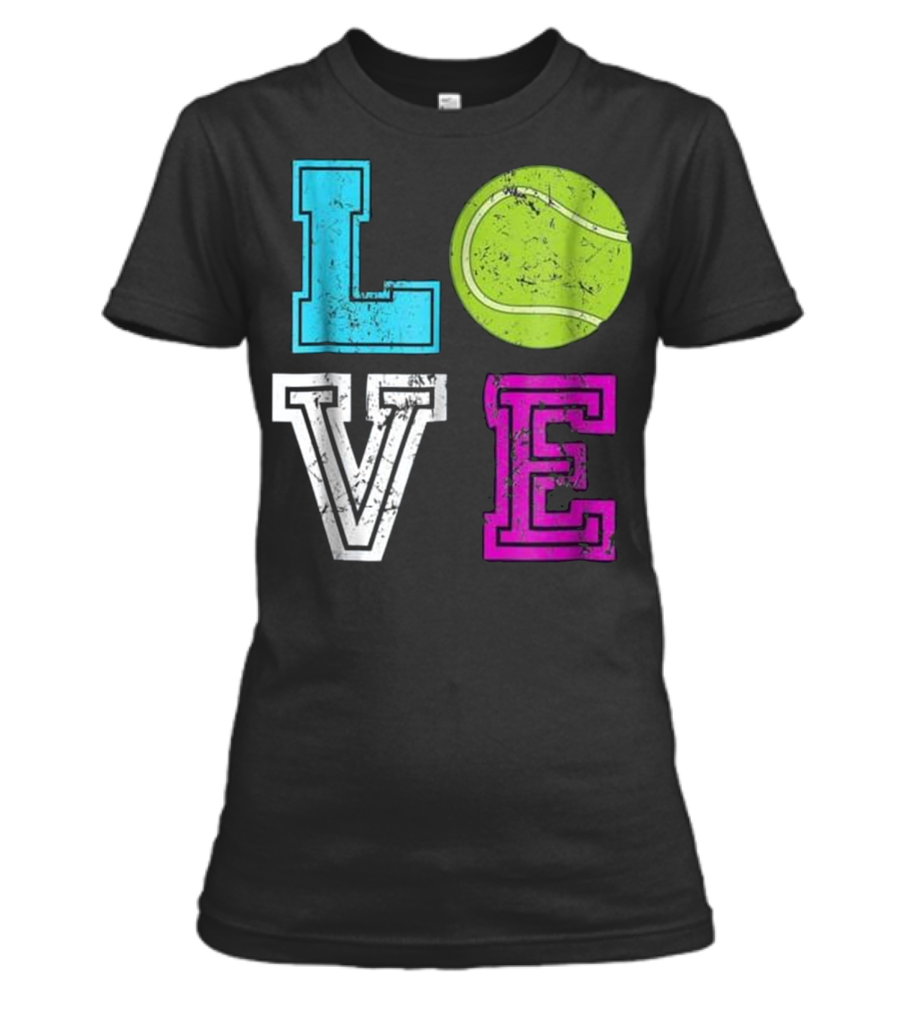 Vintage Retro Tennis Lover Gift Men Wome Womens T-Shirt