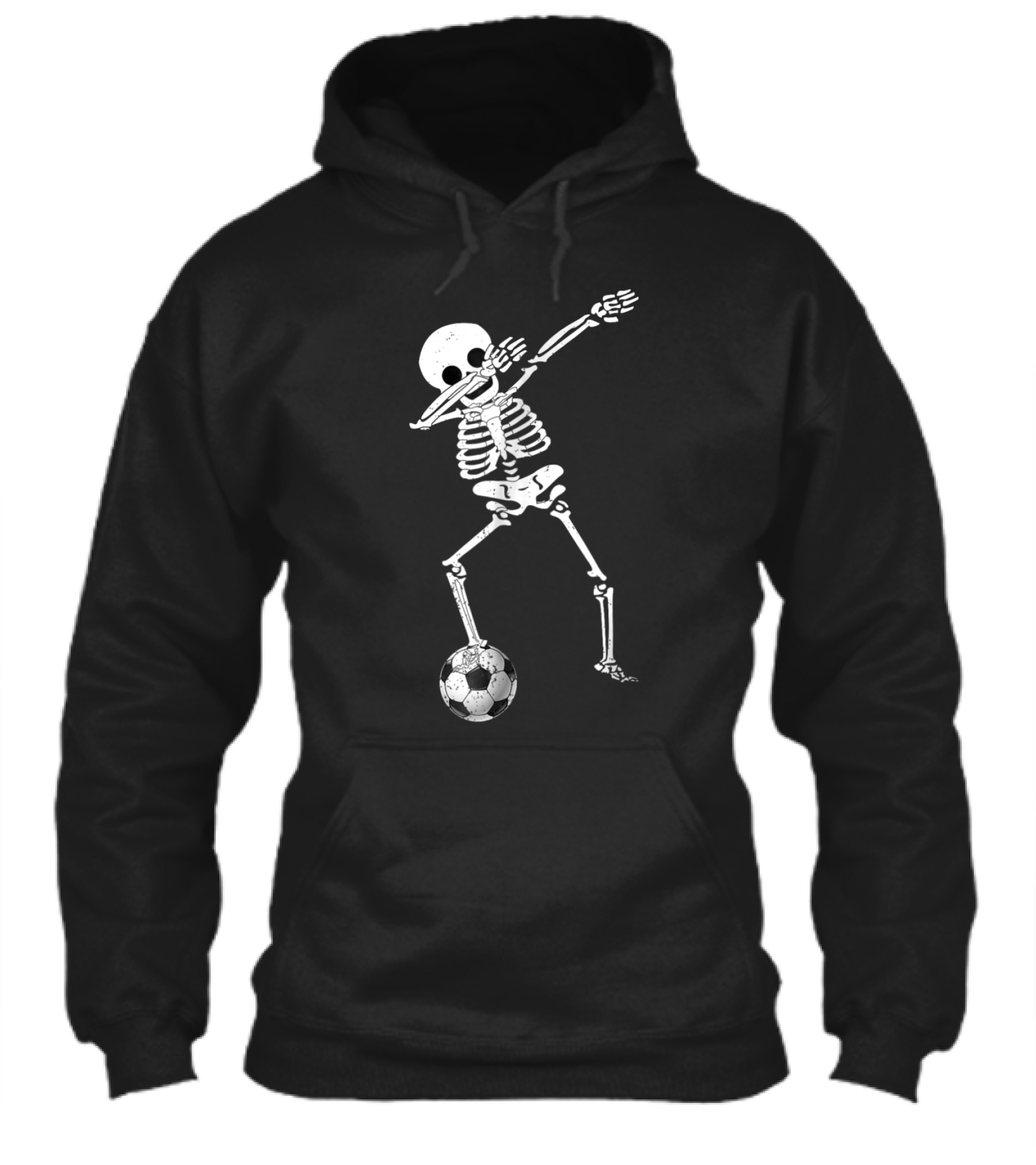 Halloween Dabbing Skeleton Soccer Dabbi Hoodie