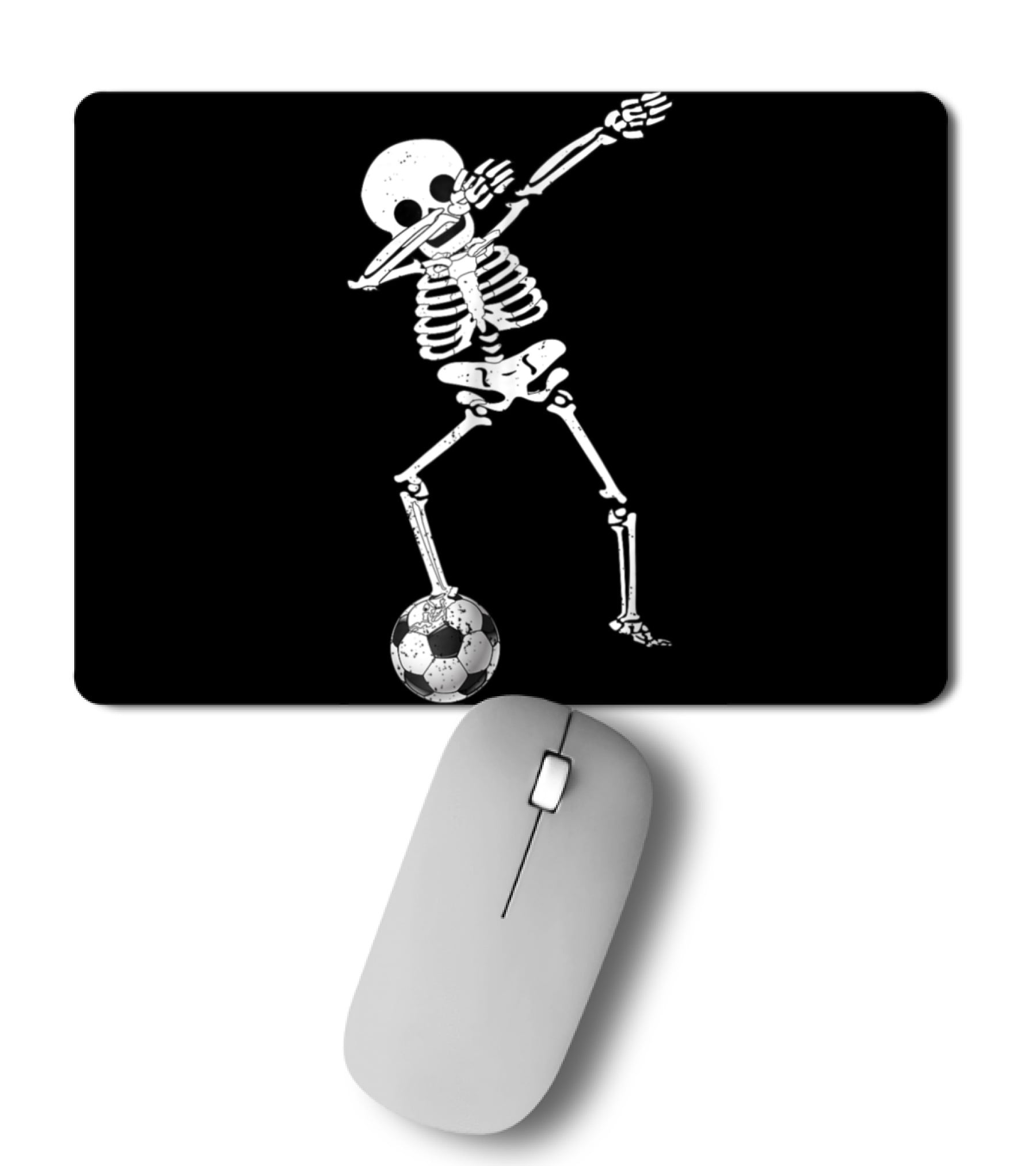 Halloween Dabbing Skeleton Soccer Dabbi Mousepad Halloween Dabbing Skeleton Soccer Dabbi Mousepad
