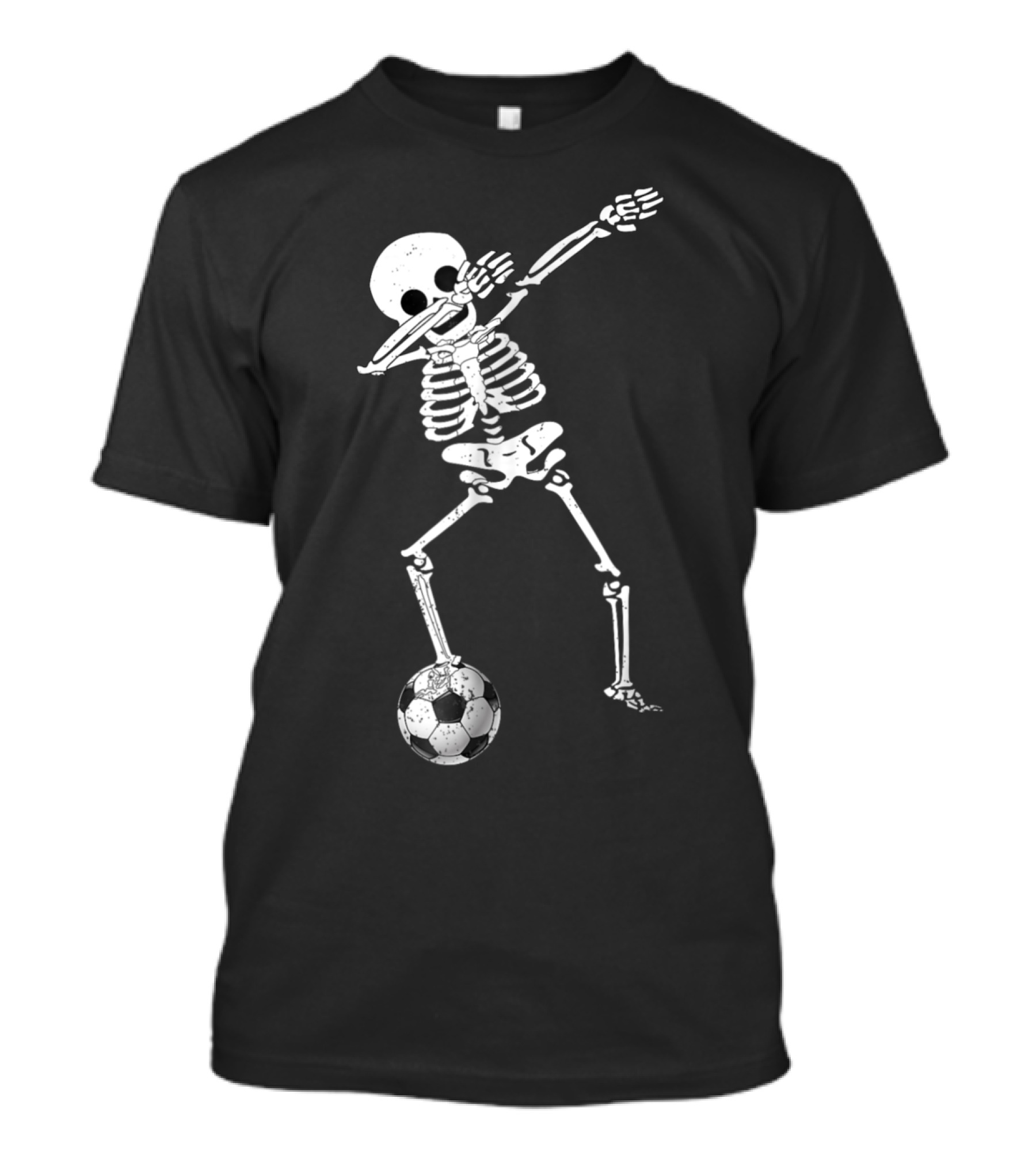 Halloween Dabbing Skeleton Soccer Dabbi T-Shirt