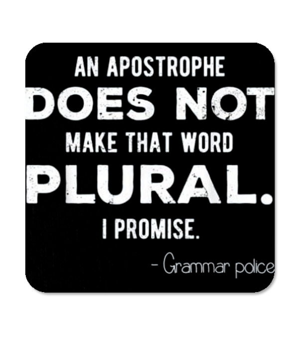 Funny Grammar Police for En Coaster Funny Grammar Police for En Coaster