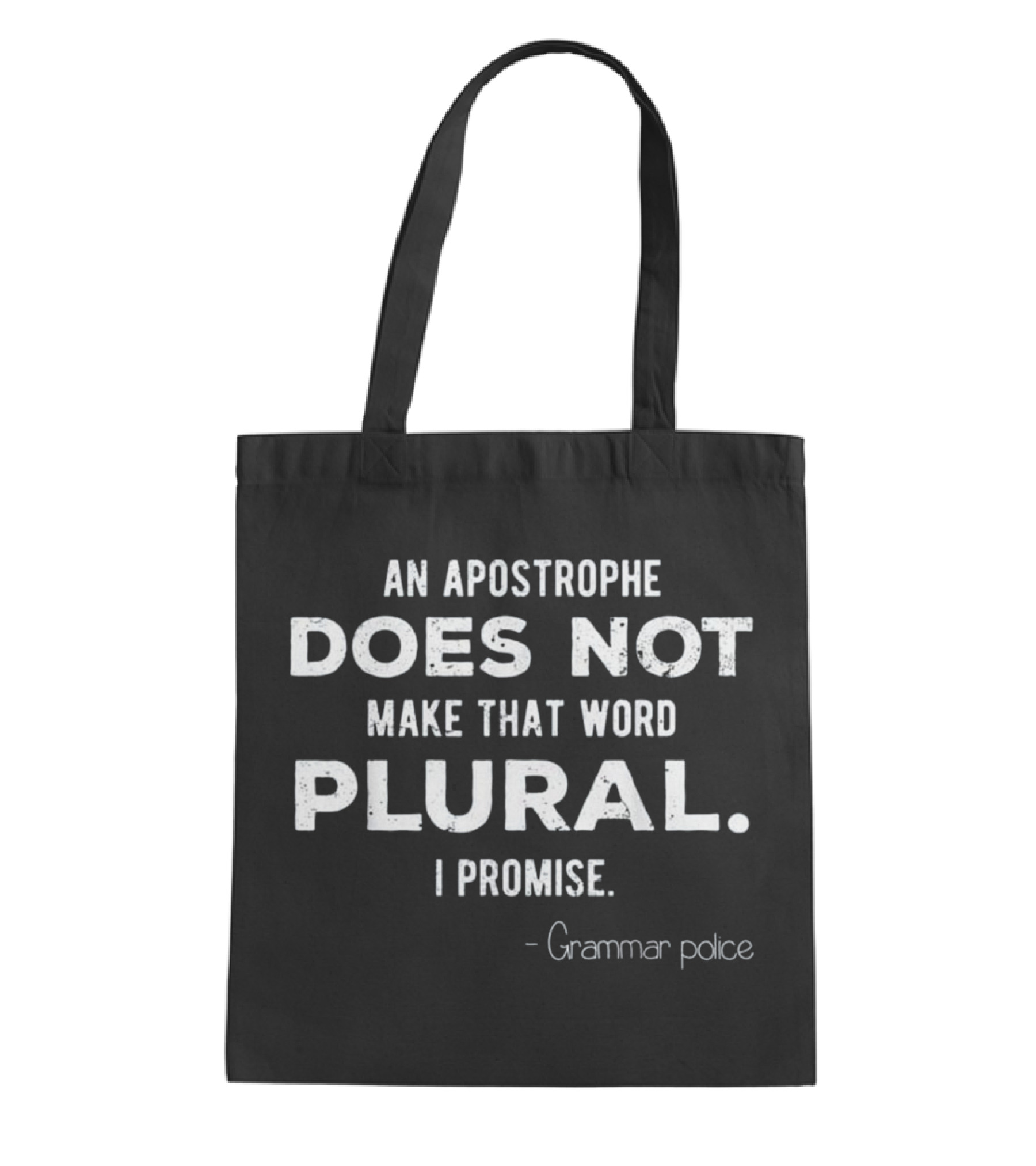 Funny Grammar Police for En Tote Bag