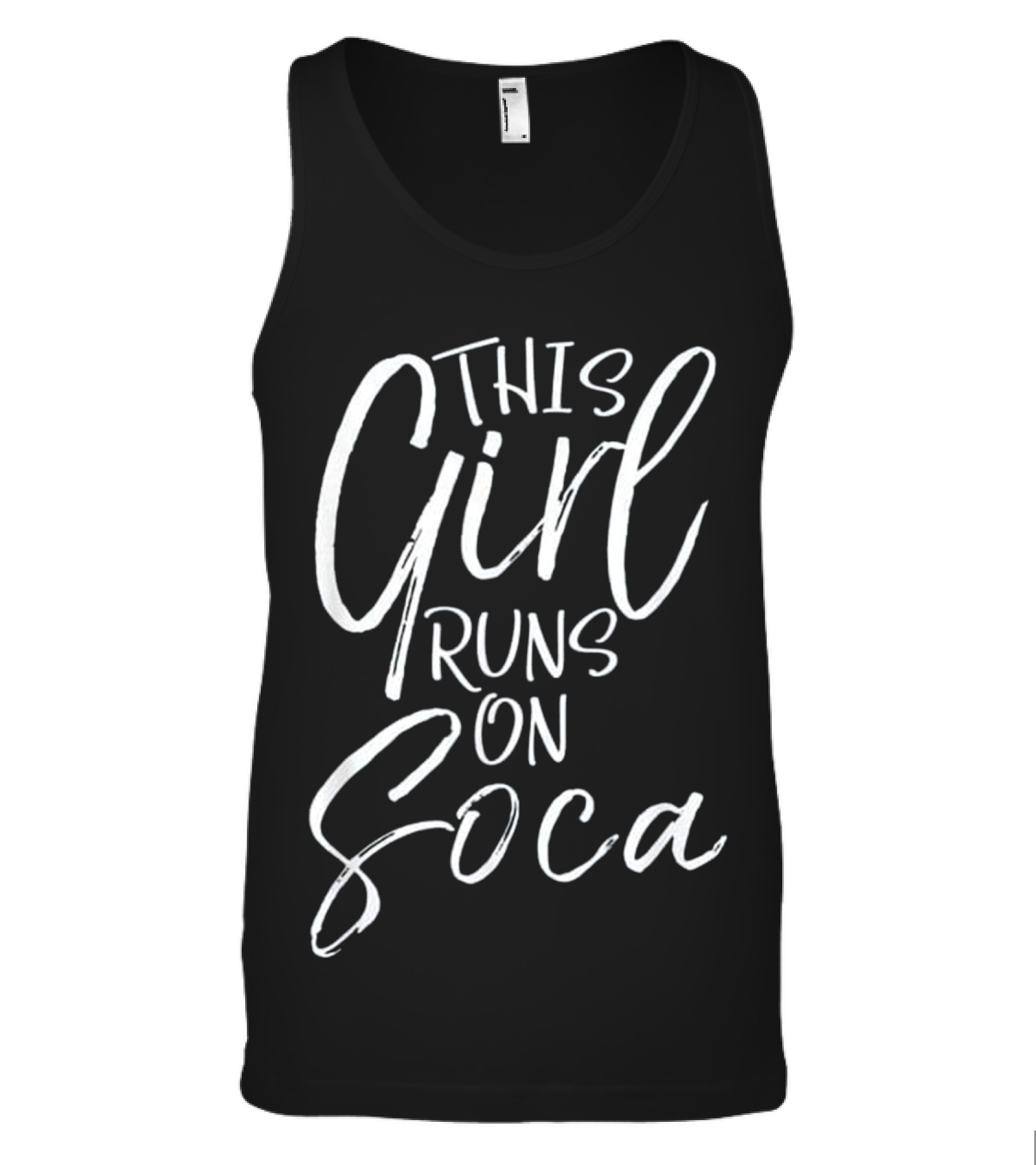 This Girl Runs on Soca Fun Tank Top