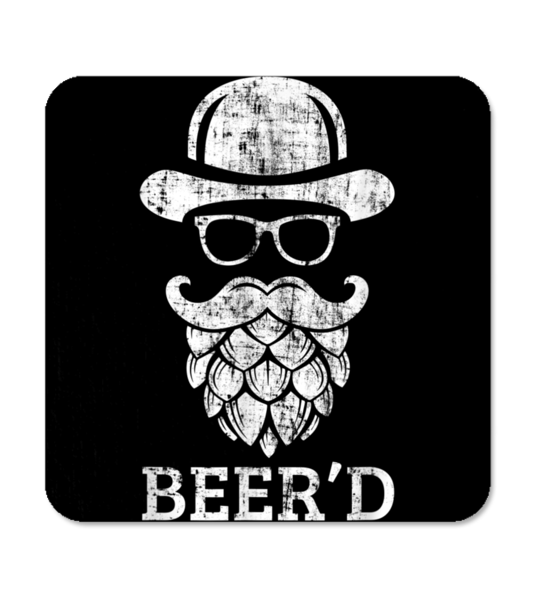 Beerd Funny Beard Hop Head for Cr Coaster
