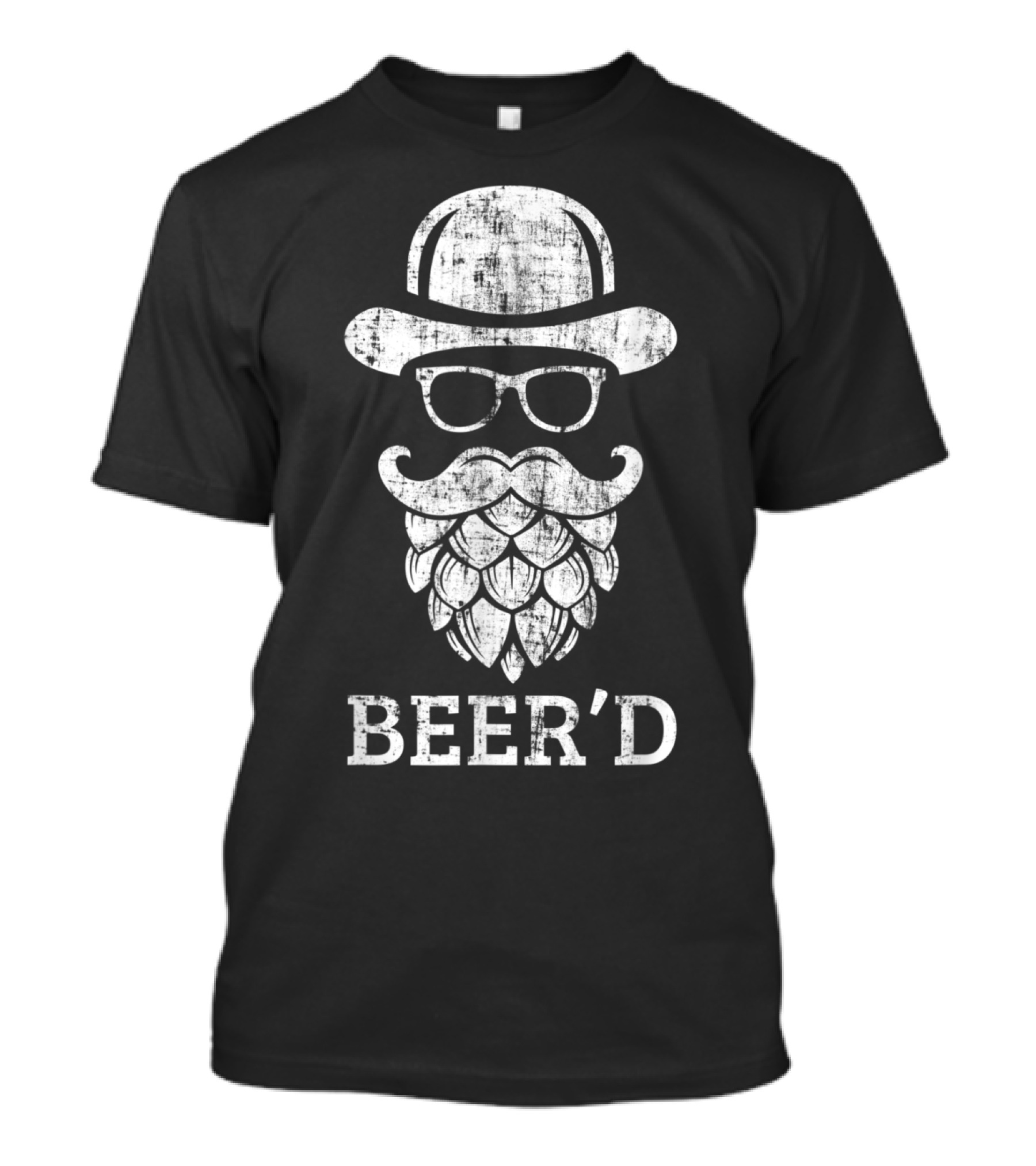 Beerd Funny Beard Hop Head for Cr T-Shirt