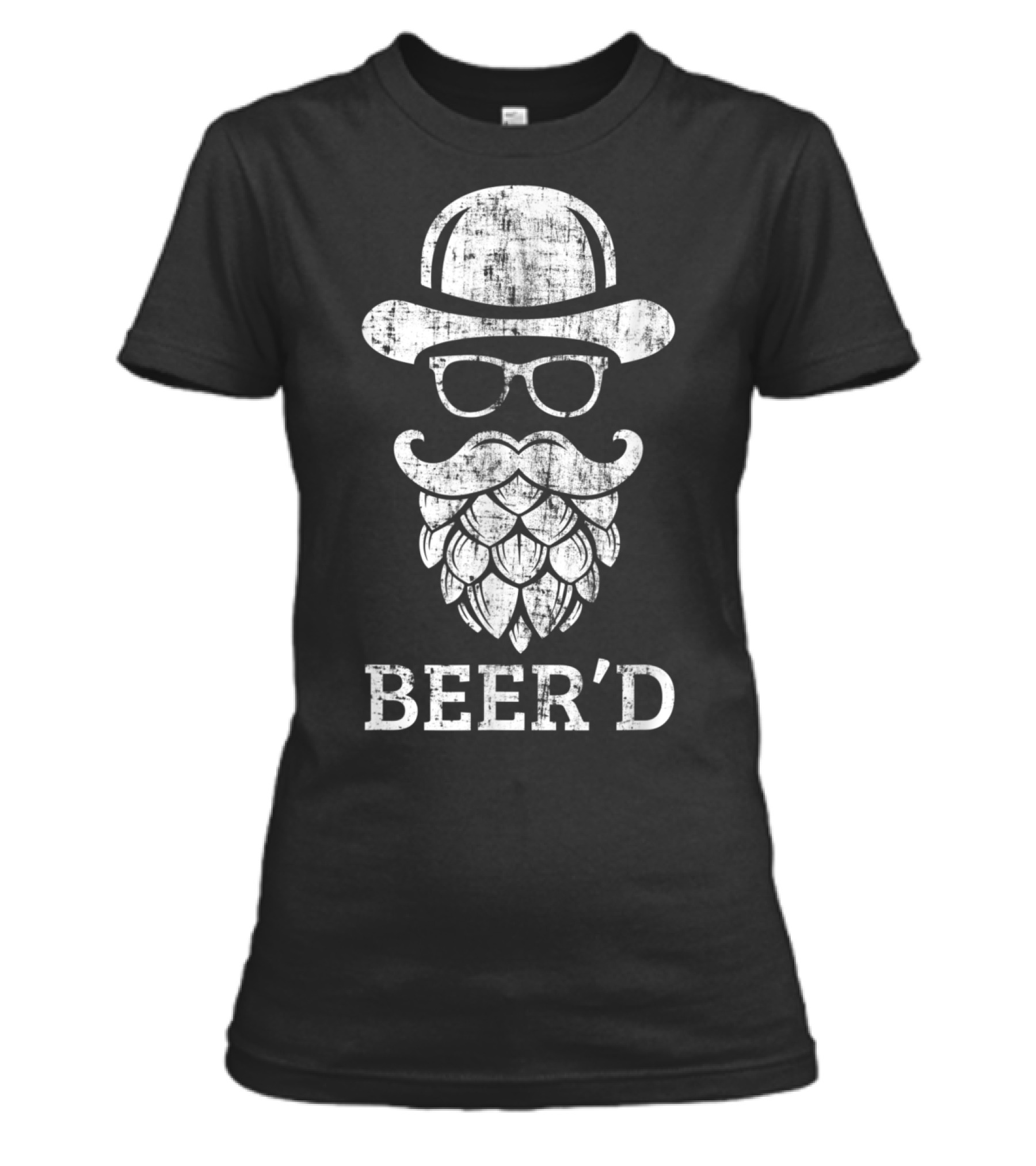 Beerd Funny Beard Hop Head for Cr Womens T-Shirt