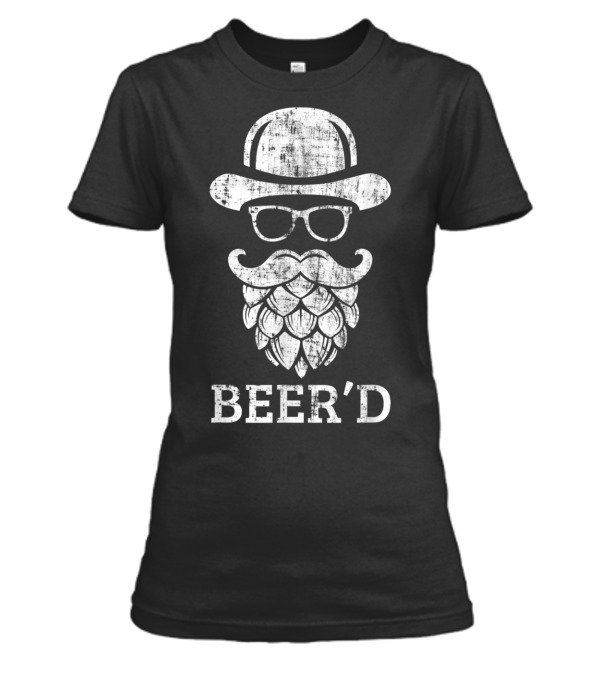 Beerd Funny Beard Hop Hea...Womens T-Shirt Beerd Funny Beard Hop Hea...Womens T-Shirt