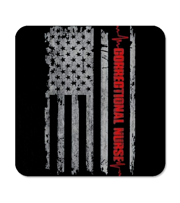 Correctional Nurse Vintage American Flag N Coaster Correctional Nurse Vintage American Flag N Coaster