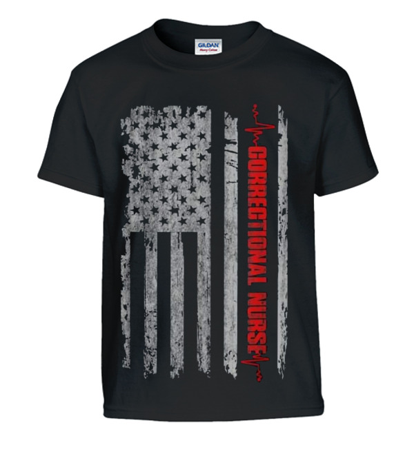 Correctional Nurse Vintage American Flag N Kids T-Shirt Correctional Nurse Vintage American Flag N Kids T-Shirt