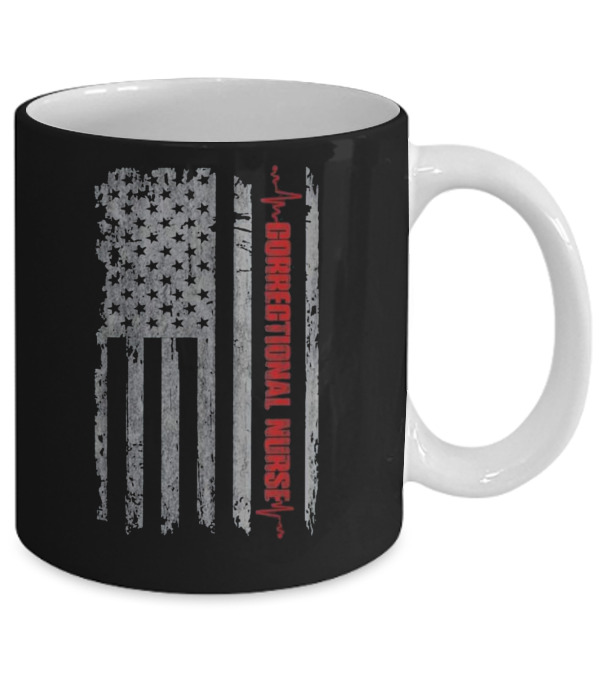 Correctional Nurse Vintage American Flag N Mug Correctional Nurse Vintage American Flag N Mug