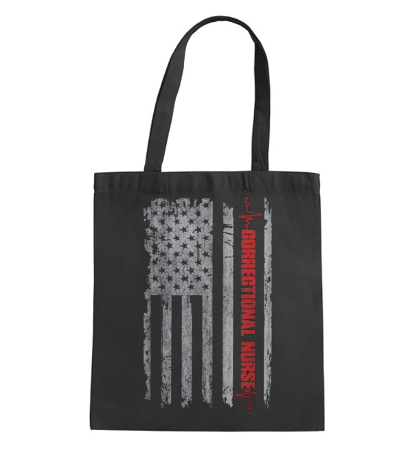 Correctional Nurse Vintage American Flag N Tote Bag Correctional Nurse Vintage American Flag N Tote Bag