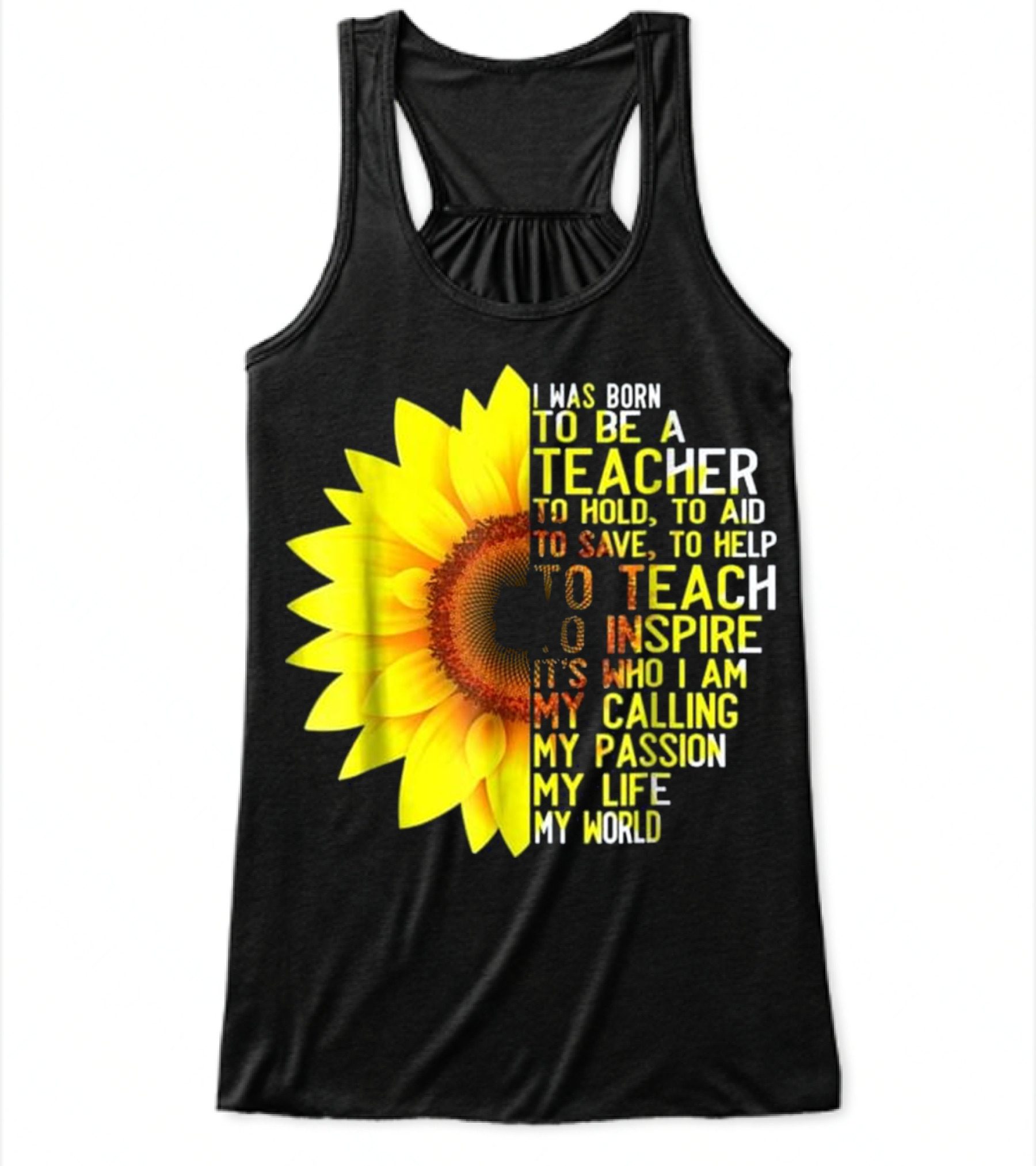 I Was Born To Be A Teache...Flowy Tank Top 