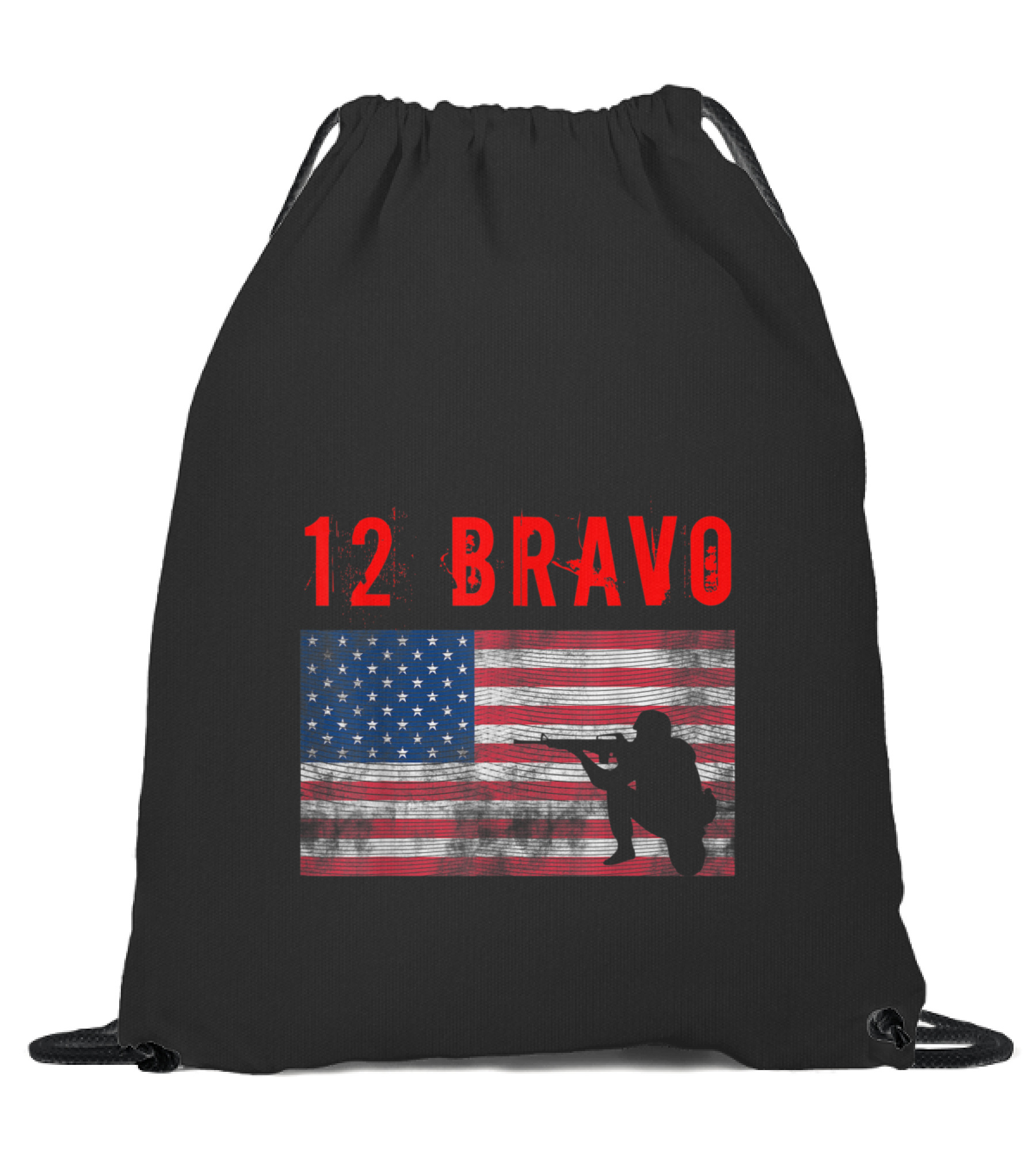 12 Bravo MOS Combat Engin...Drawstring Bag 