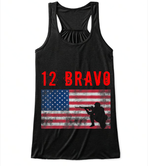 12 Bravo MOS Combat Engineer Flowy Tank Top