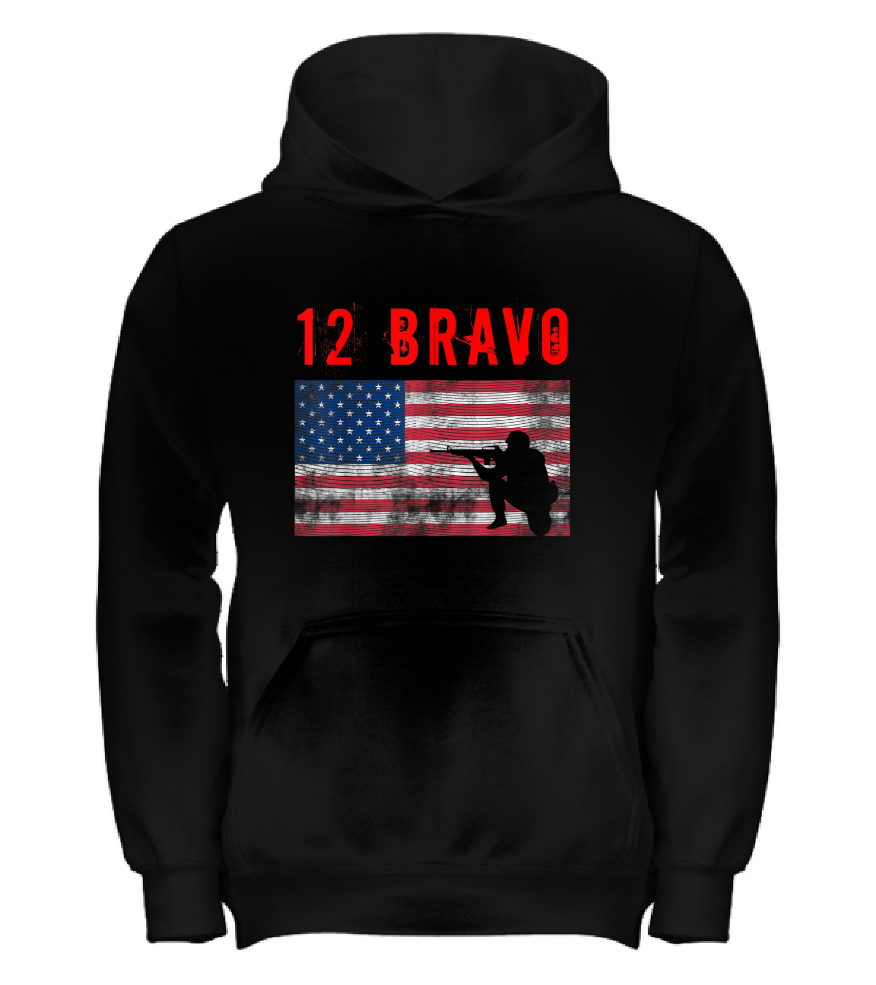 12 Bravo MOS Combat Engineer Kids Hoodie