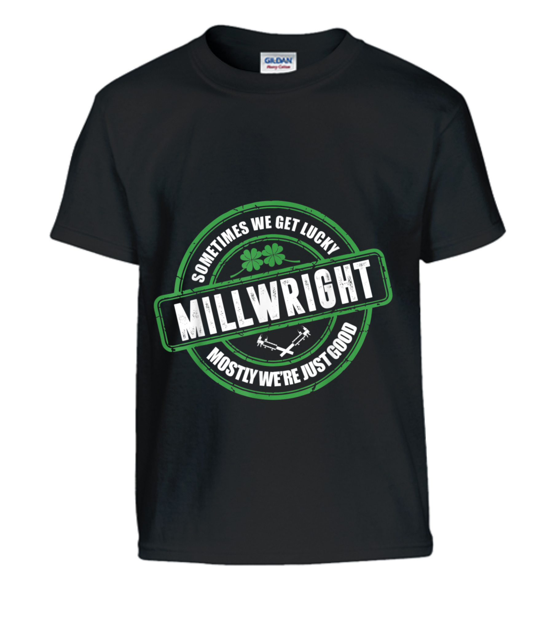 Millwright Sometimes We Get Lucky Irish St Kids T-Shirt