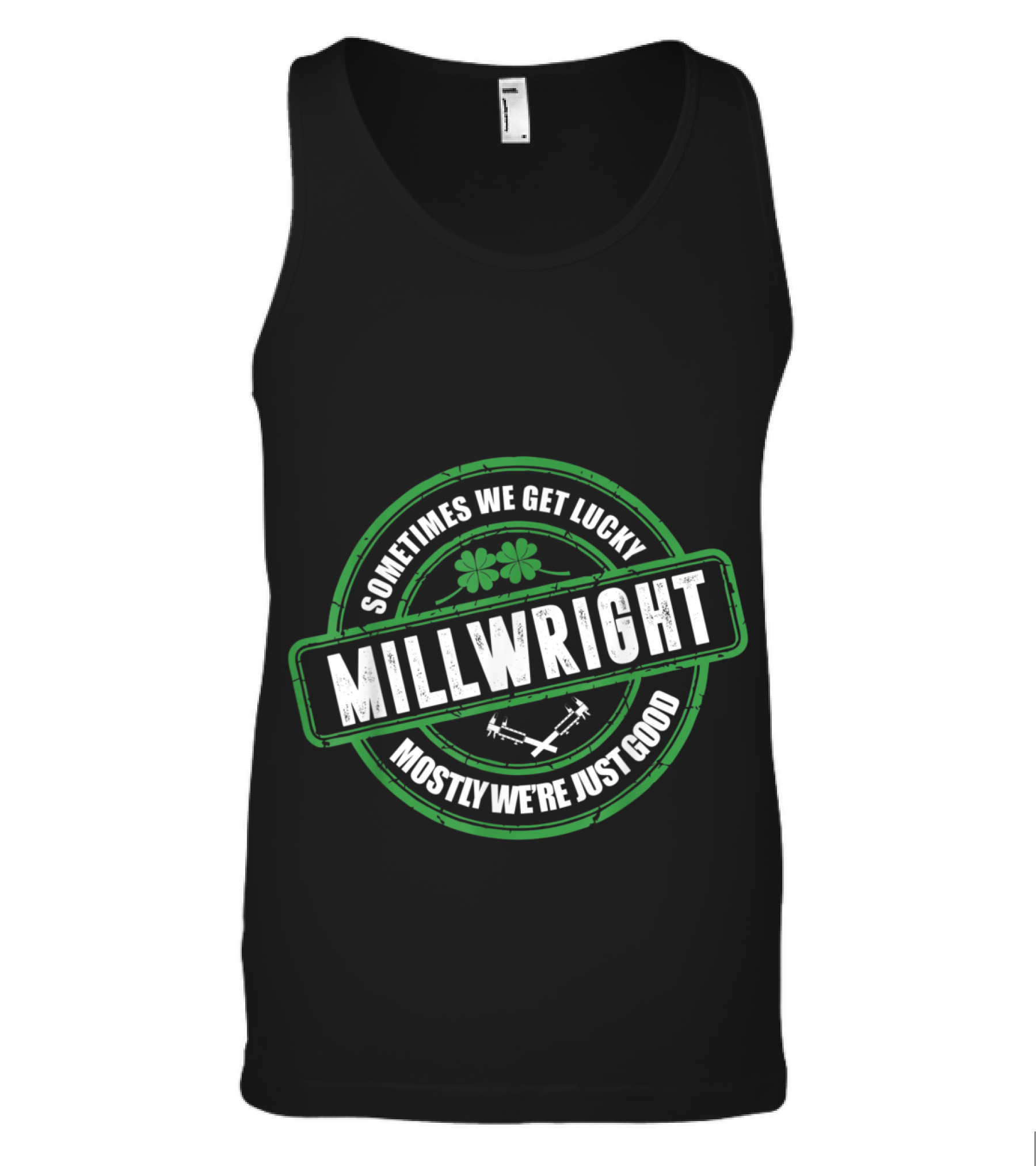 Millwright Sometimes We Get Lucky Irish St Tank Top