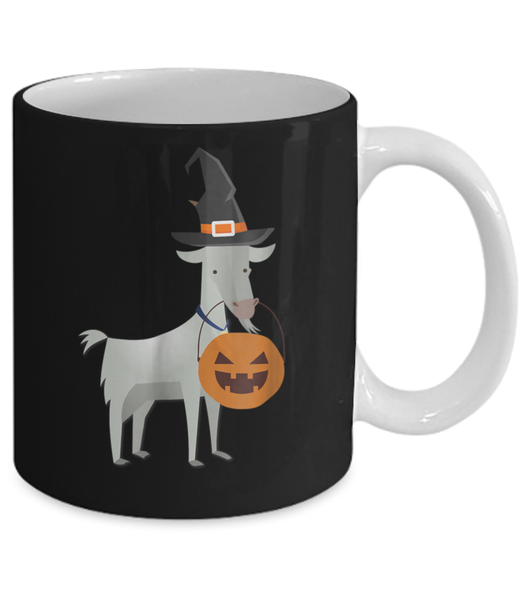 Halloween Goat Funny Witch Pumpkin Ca Mug