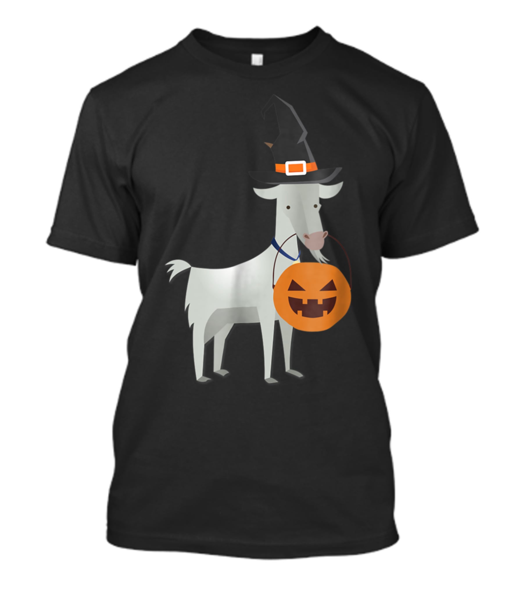 Halloween Goat Funny Witch Pumpkin Ca T-Shirt Halloween Goat Funny Witch Pumpkin Ca T-Shirt