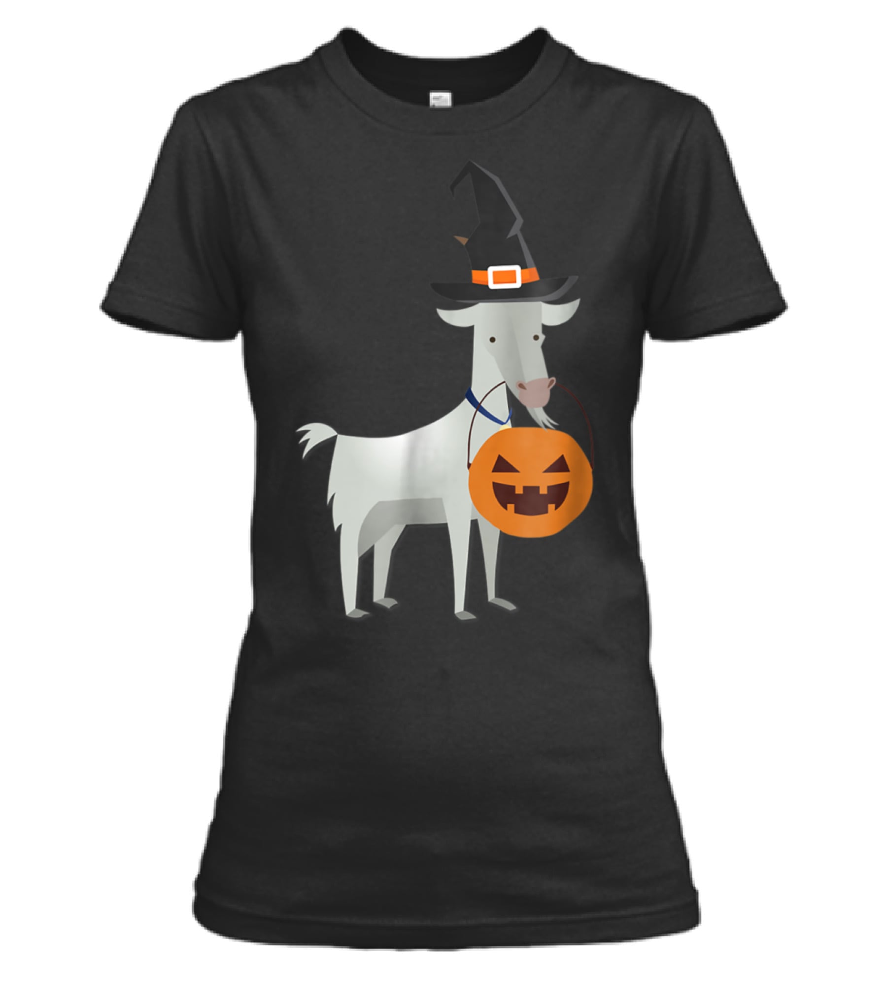 Halloween Goat Funny Witch Pumpkin Ca Womens T-Shirt Halloween Goat Funny Witch Pumpkin Ca Womens T-Shirt
