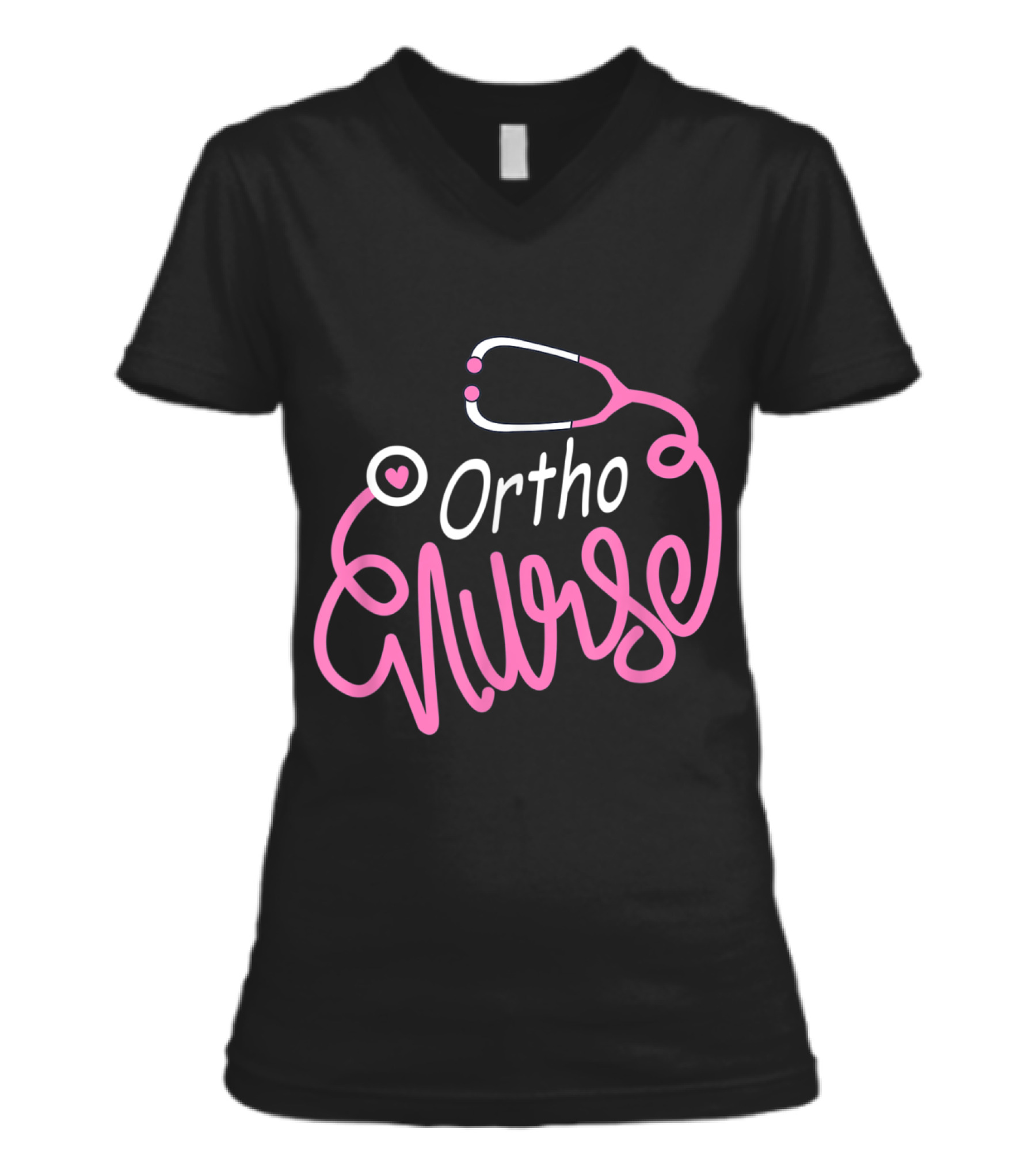 Ortho Nurse T Orthopedic Nursing V-Neck Womens T-Shirt