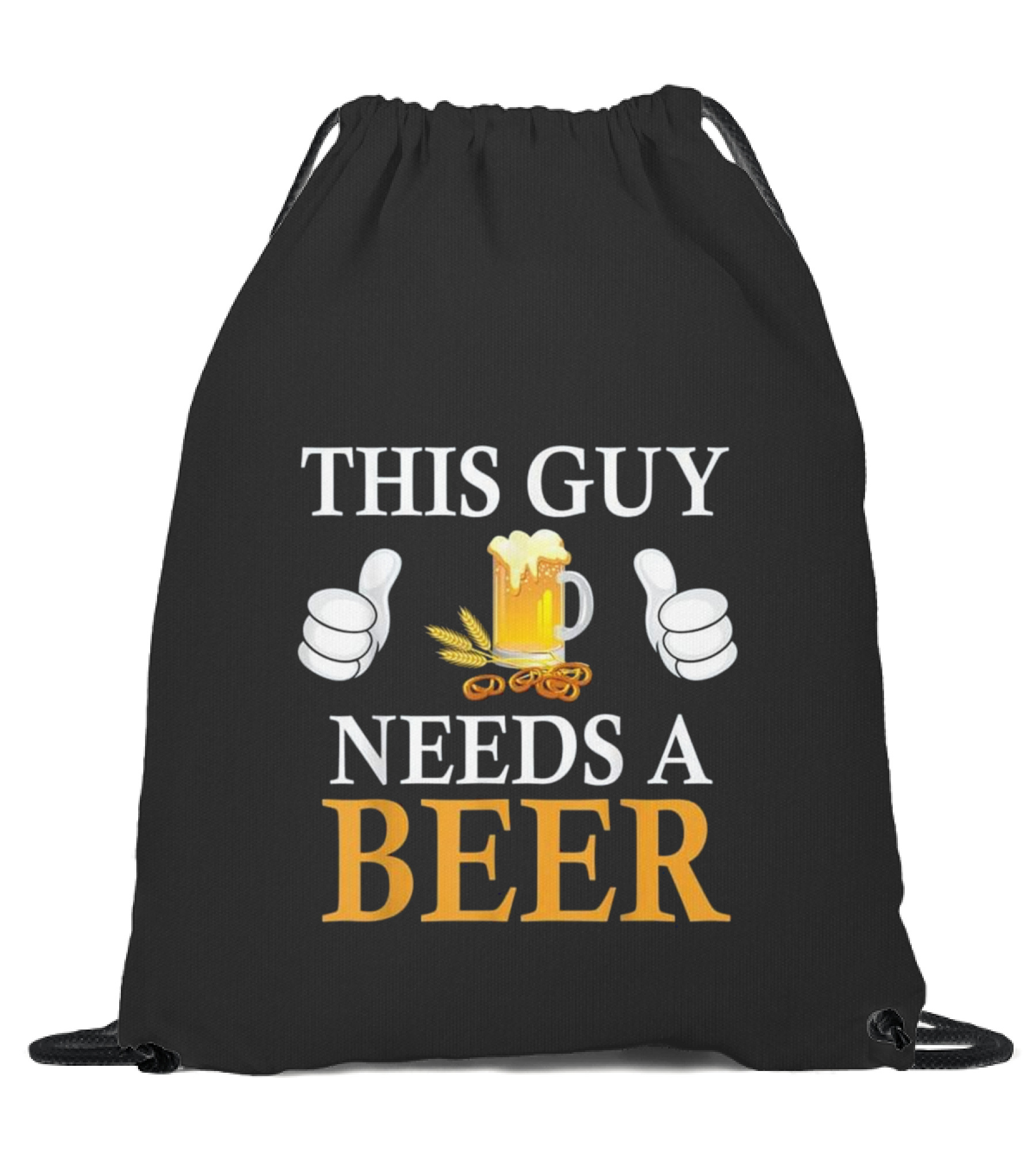 This Guy Needs A Beer Drawstring Bag This Guy Needs A Beer Drawstring Bag